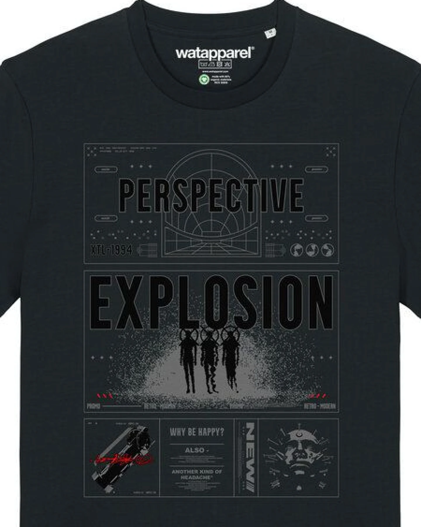 watapparel T-Shirt Unisex Perspektive – Ansicht 3