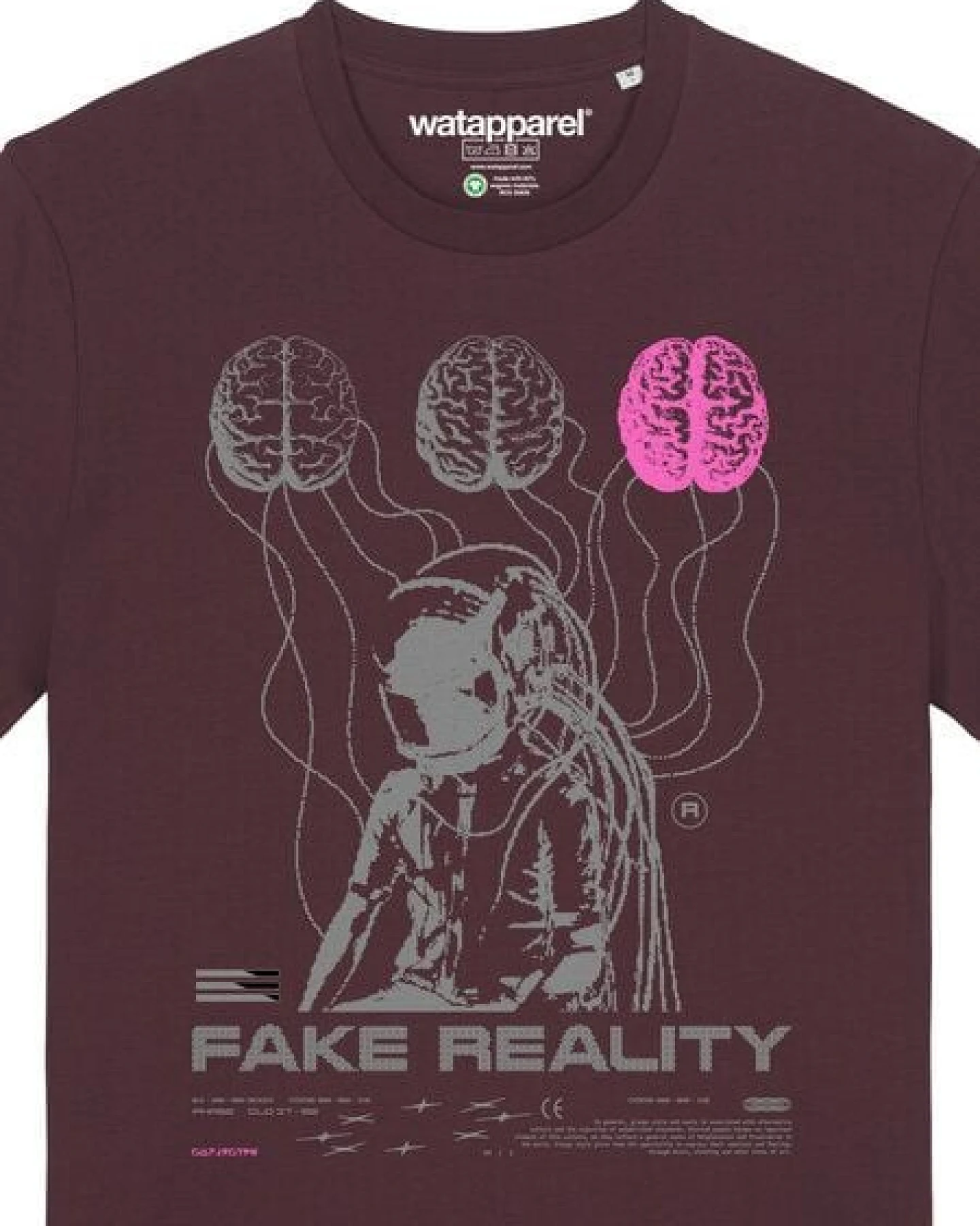 watapparel T-Shirt Unisex Fake Reality – Ansicht 3