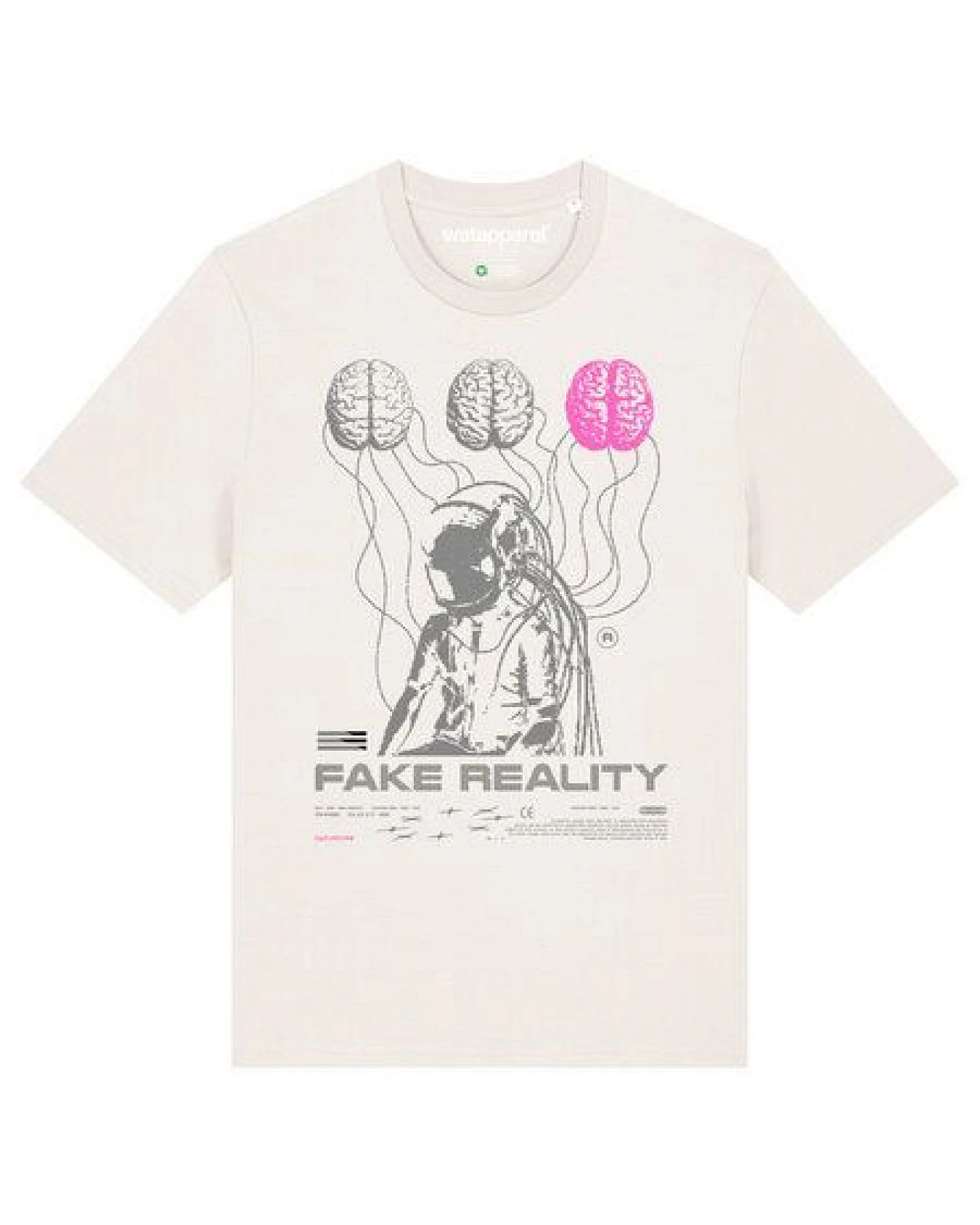 watapparel T-Shirt Unisex Fake Reality – Ansicht 2
