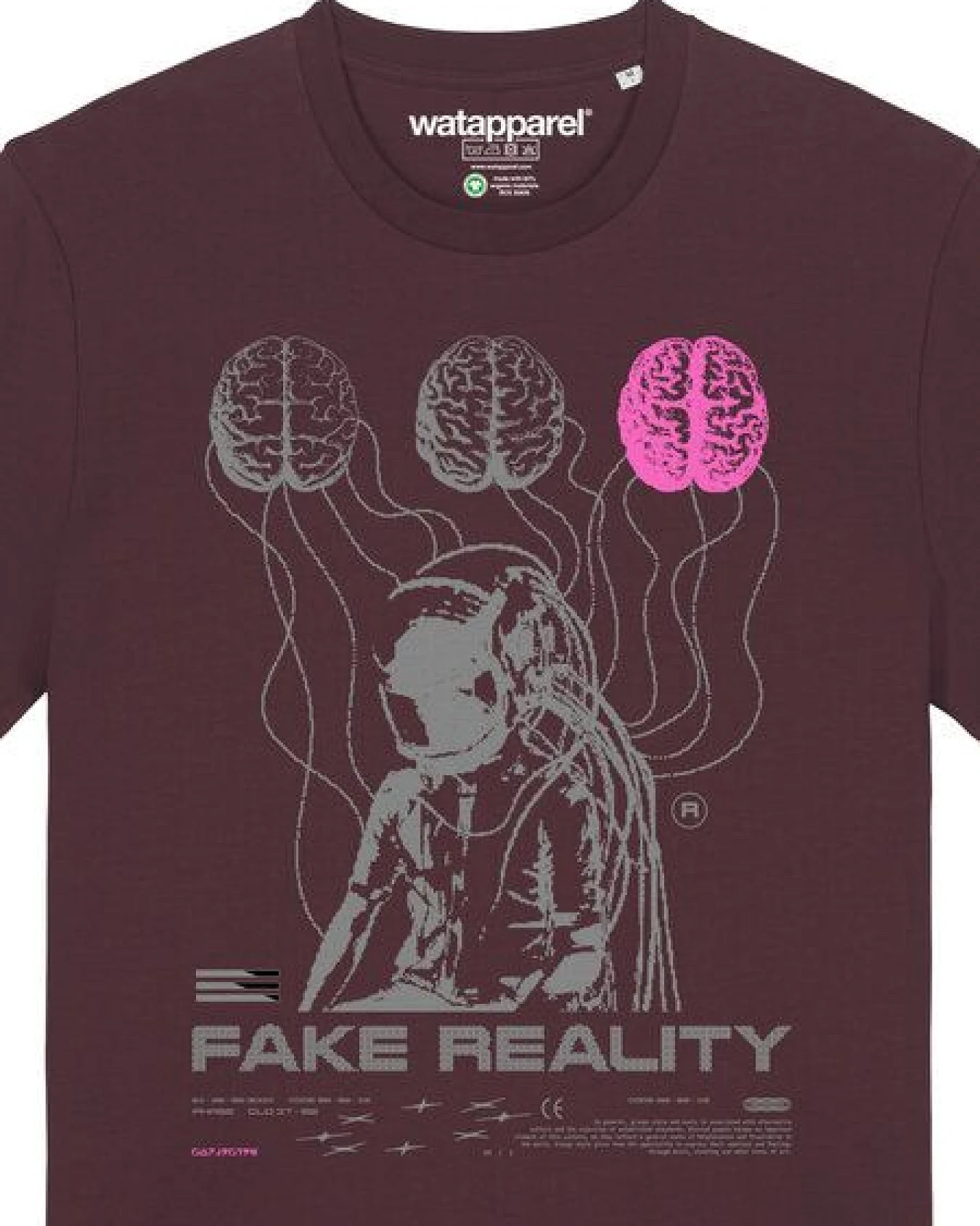 watapparel T-Shirt Unisex Fake Reality – Ansicht 3
