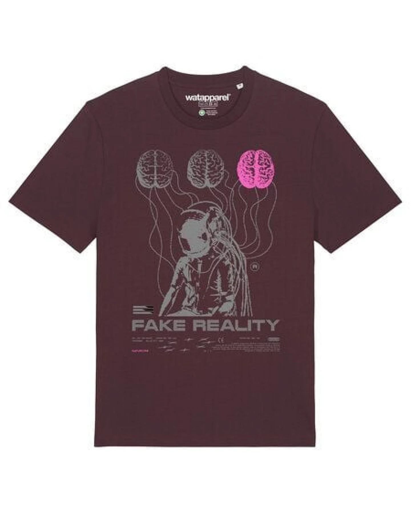 watapparel T-Shirt Unisex Fake Reality – Ansicht 2