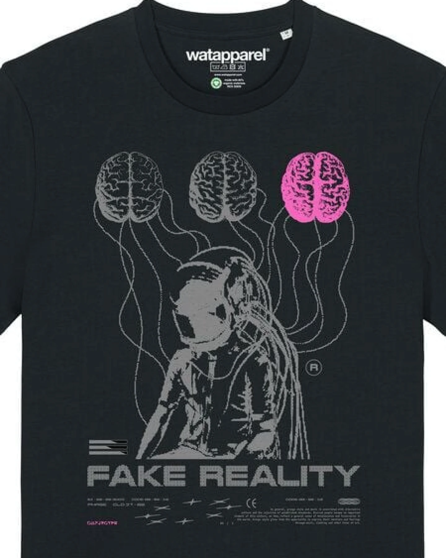 watapparel T-Shirt Unisex Fake Reality – Ansicht 3