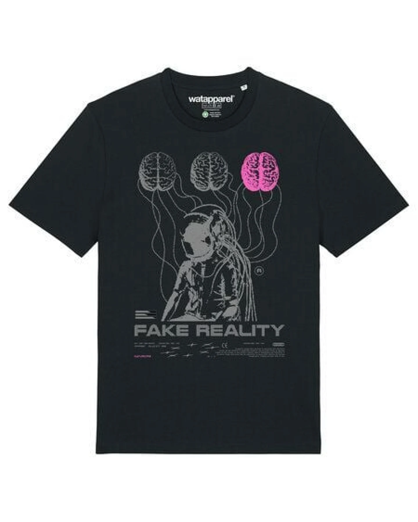 watapparel T-Shirt Unisex Fake Reality – Ansicht 2