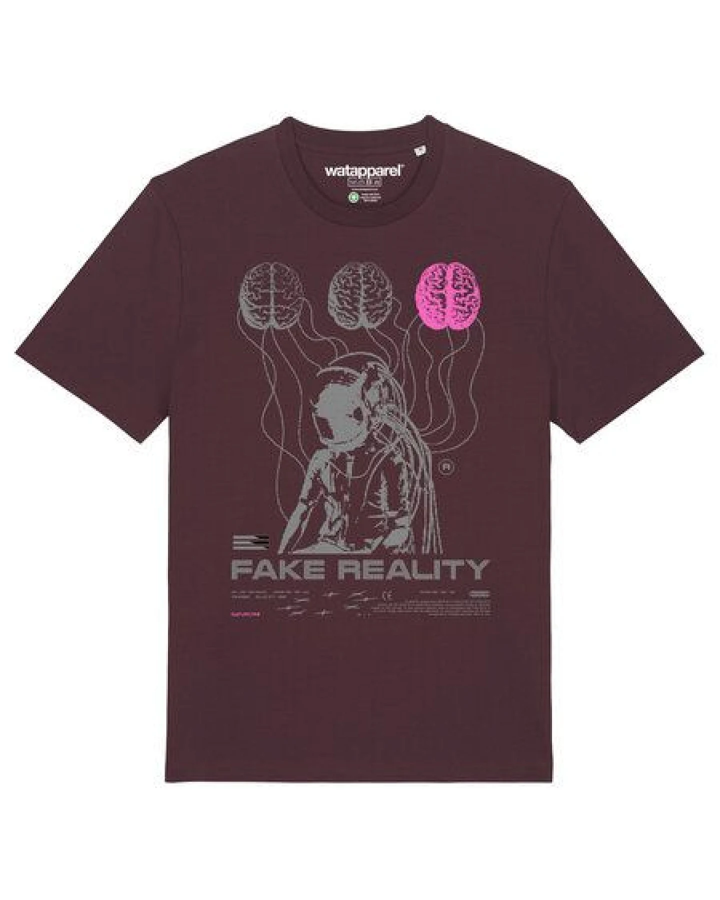 watapparel T-Shirt Unisex Fake Reality – Ansicht 2