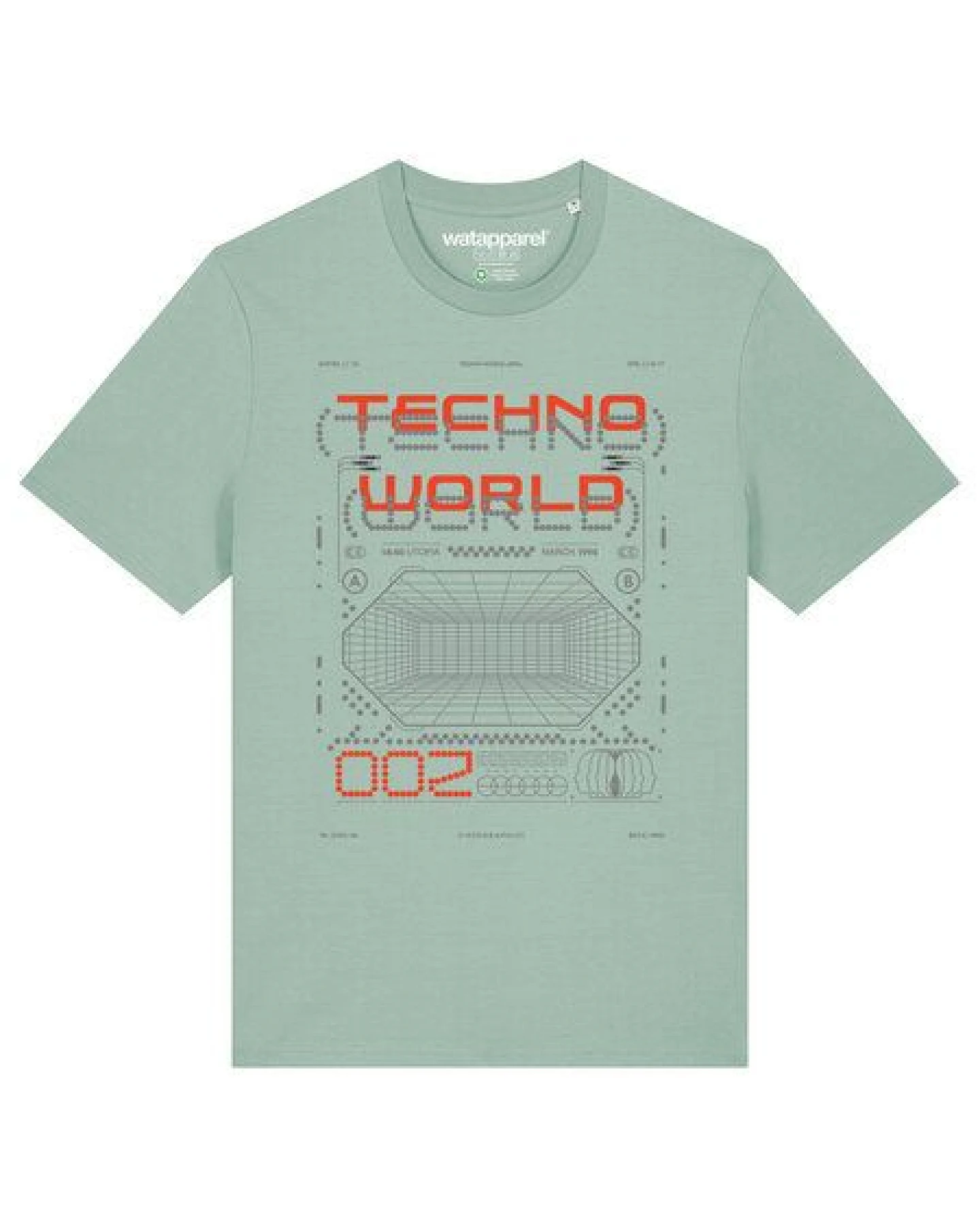 watapparel T-Shirt Unisex Technoworld – Ansicht 2