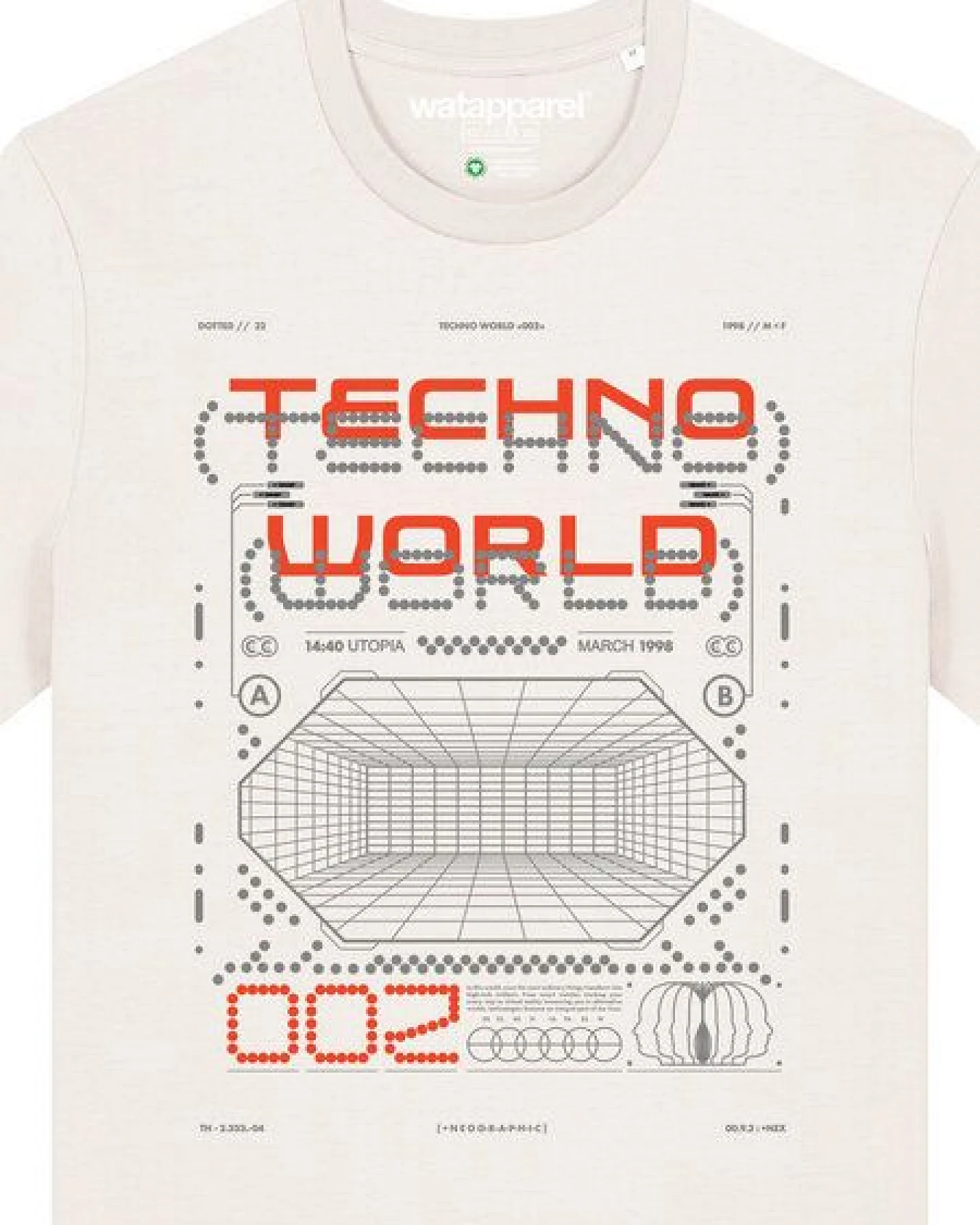 watapparel T-Shirt Unisex Technoworld – Ansicht 3