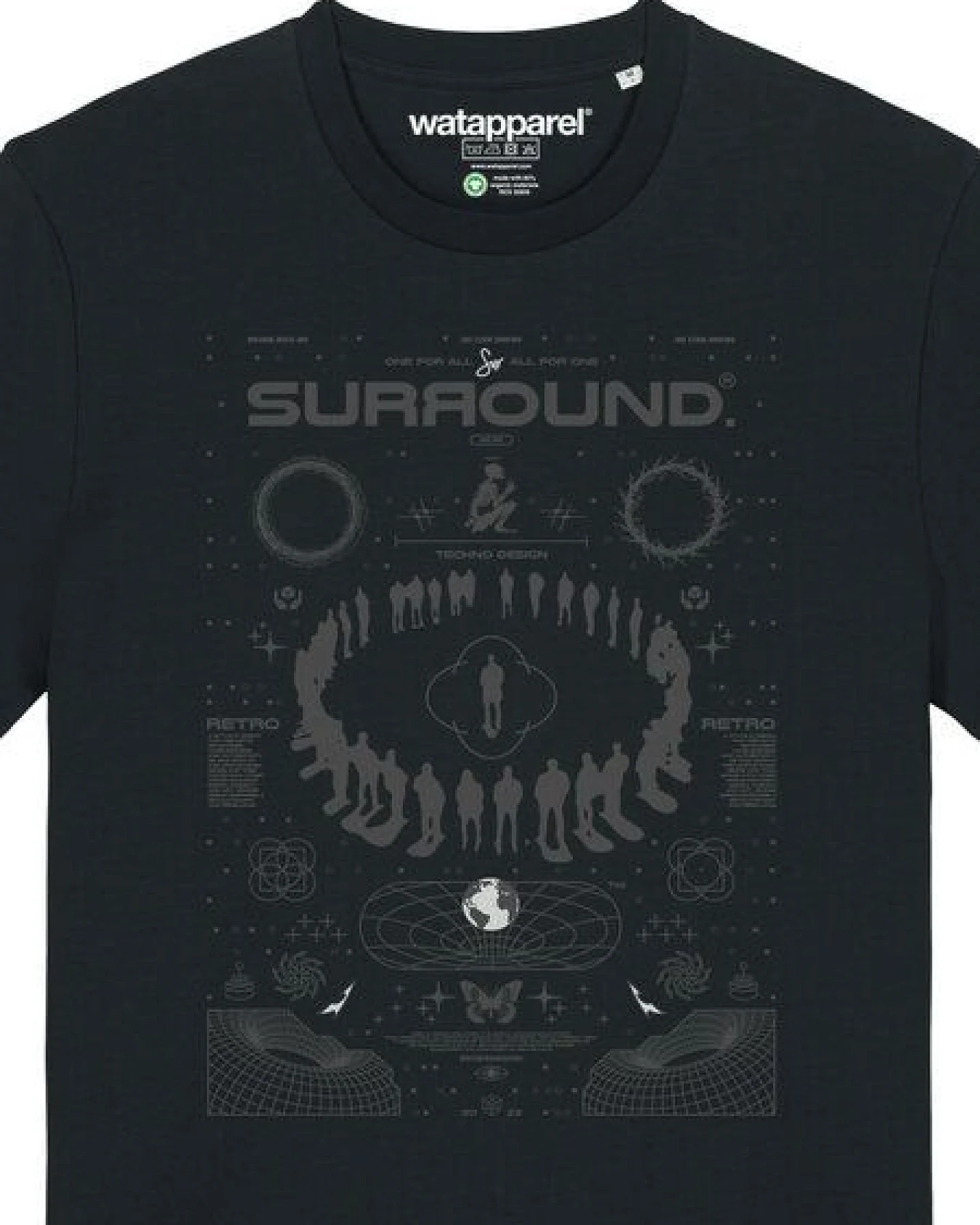 watapparel T-Shirt Unisex Surround – Ansicht 3
