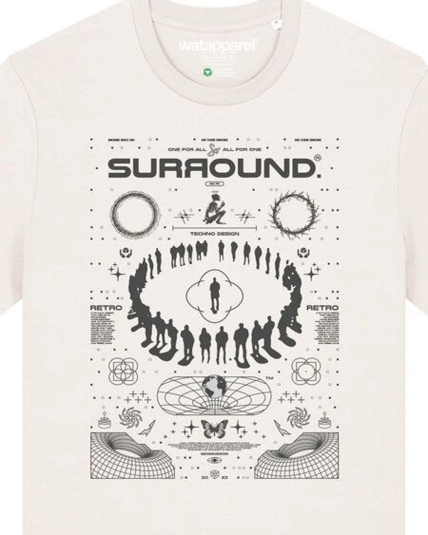 watapparel T-Shirt Unisex Surround – Ansicht 3