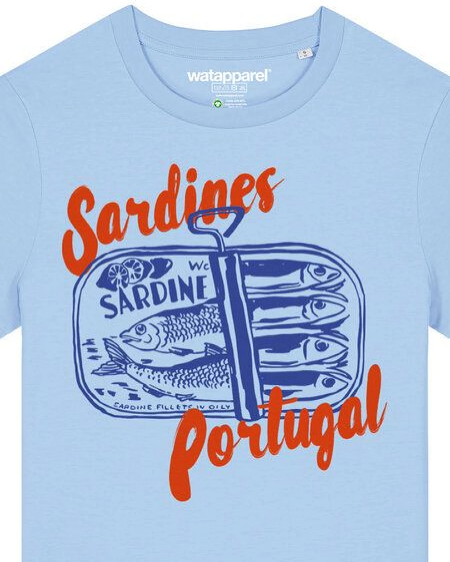 watapparel T-Shirt Frauen Sardines Portugal – Ansicht 3