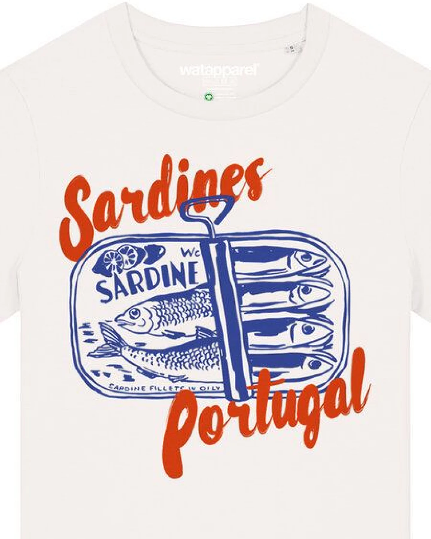 watapparel T-Shirt Frauen Sardines Portugal – Ansicht 3