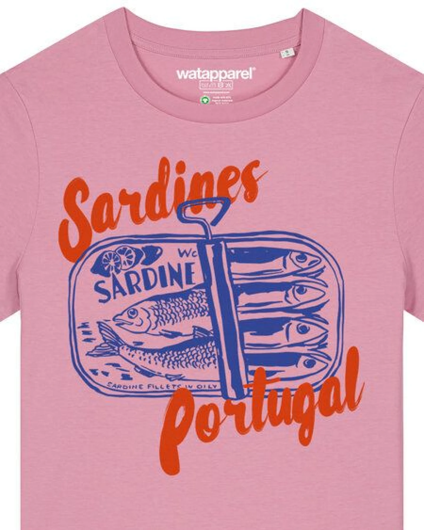 watapparel T-Shirt Frauen Sardines Portugal – Ansicht 3