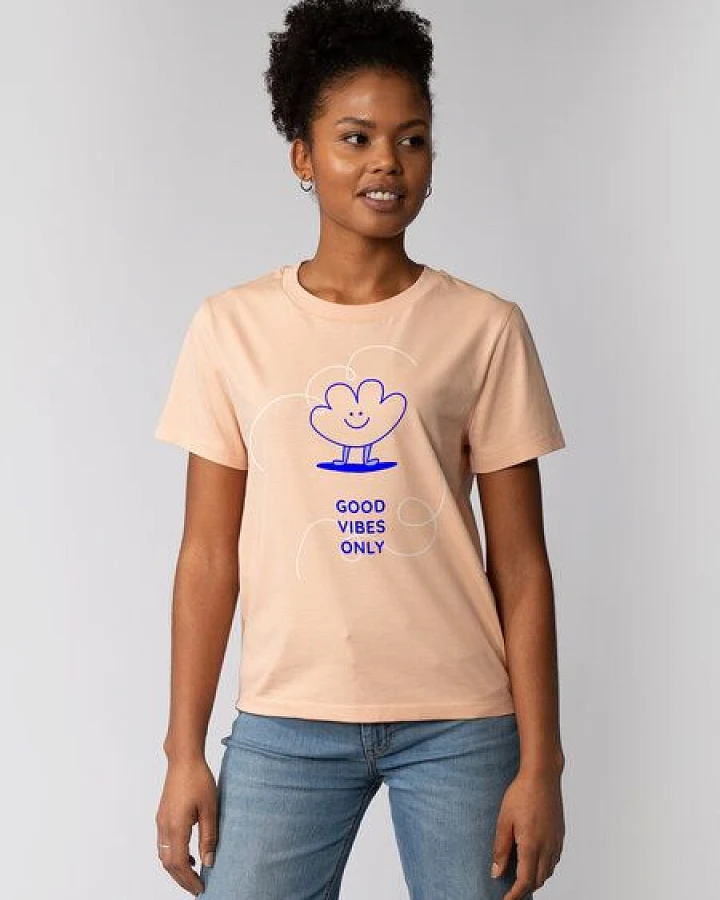 watapparel T-Shirt Frauen Good vibes only