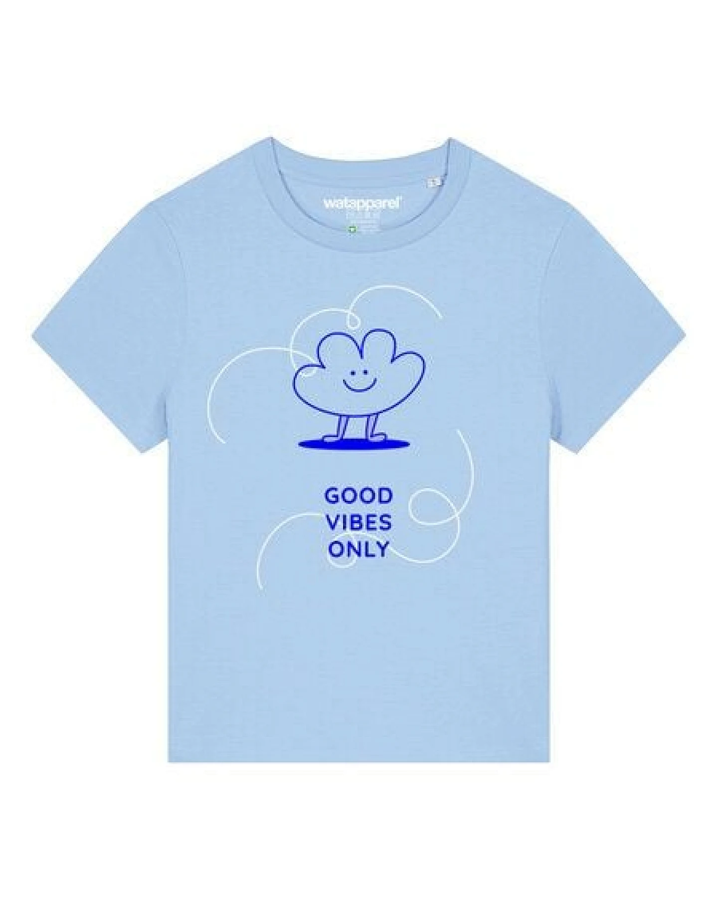 watapparel T-Shirt Frauen Good vibes only – Ansicht 2