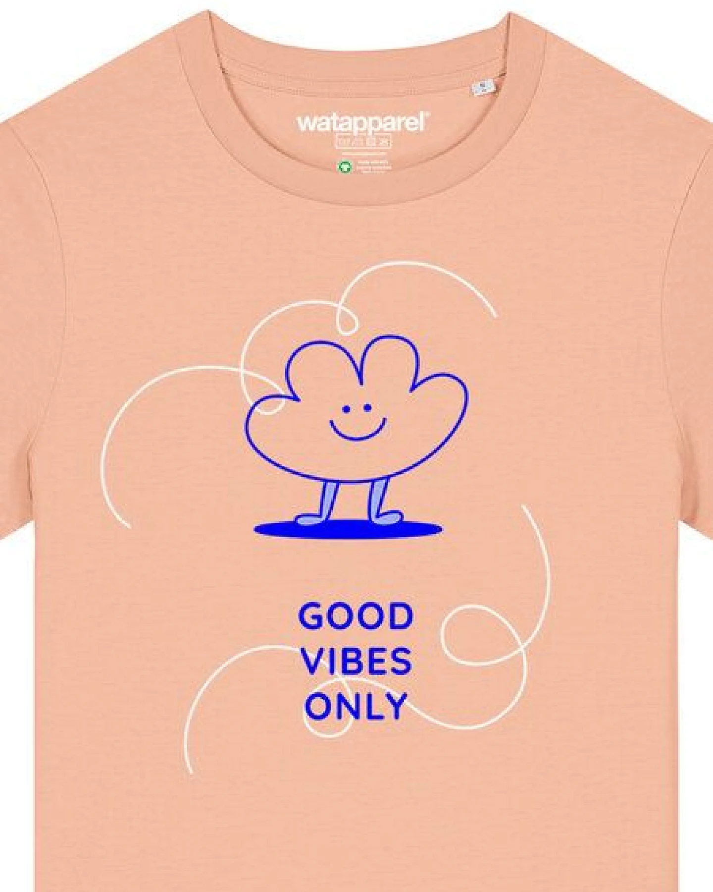 watapparel T-Shirt Frauen Good vibes only – Ansicht 3