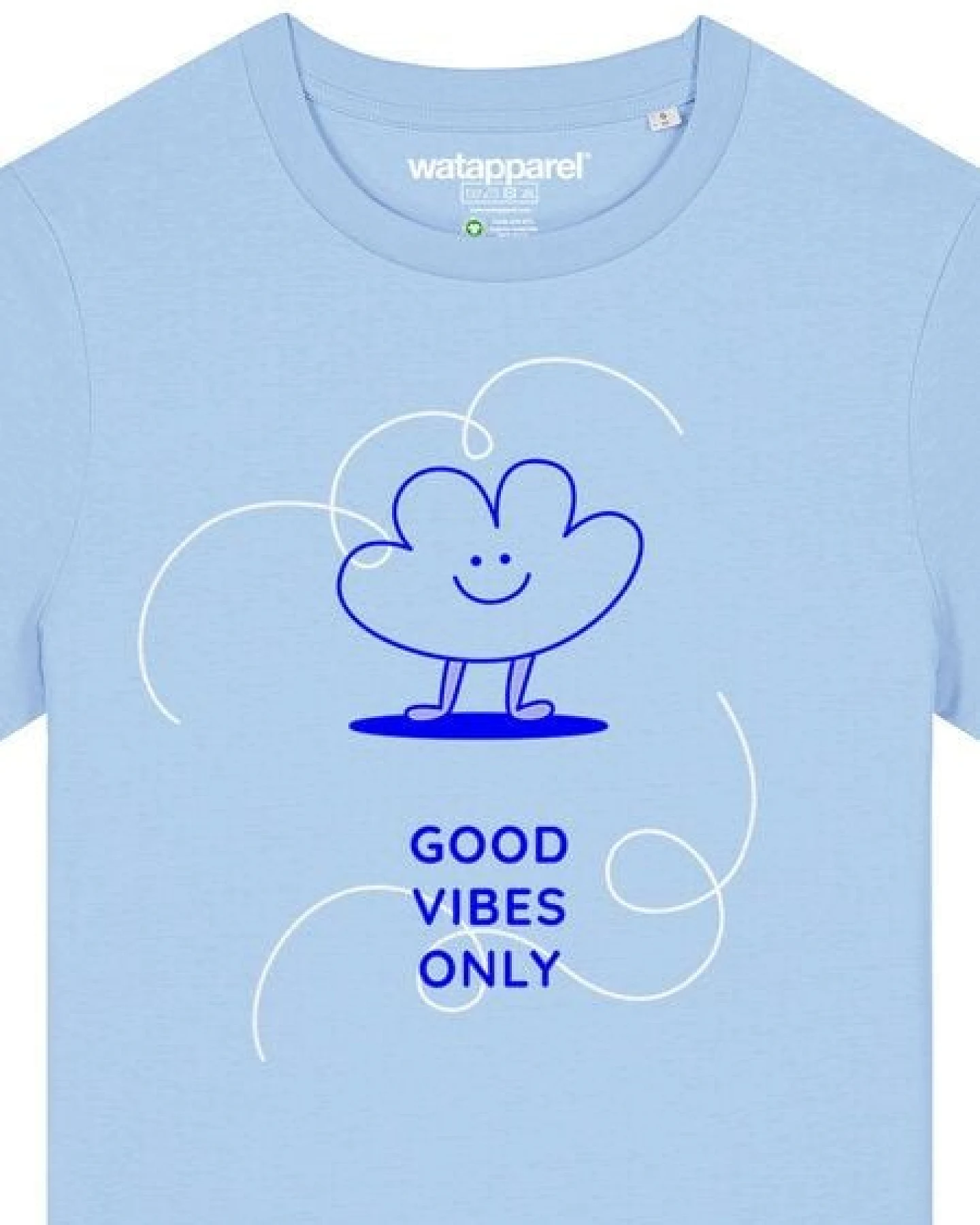 watapparel T-Shirt Frauen Good vibes only – Ansicht 3