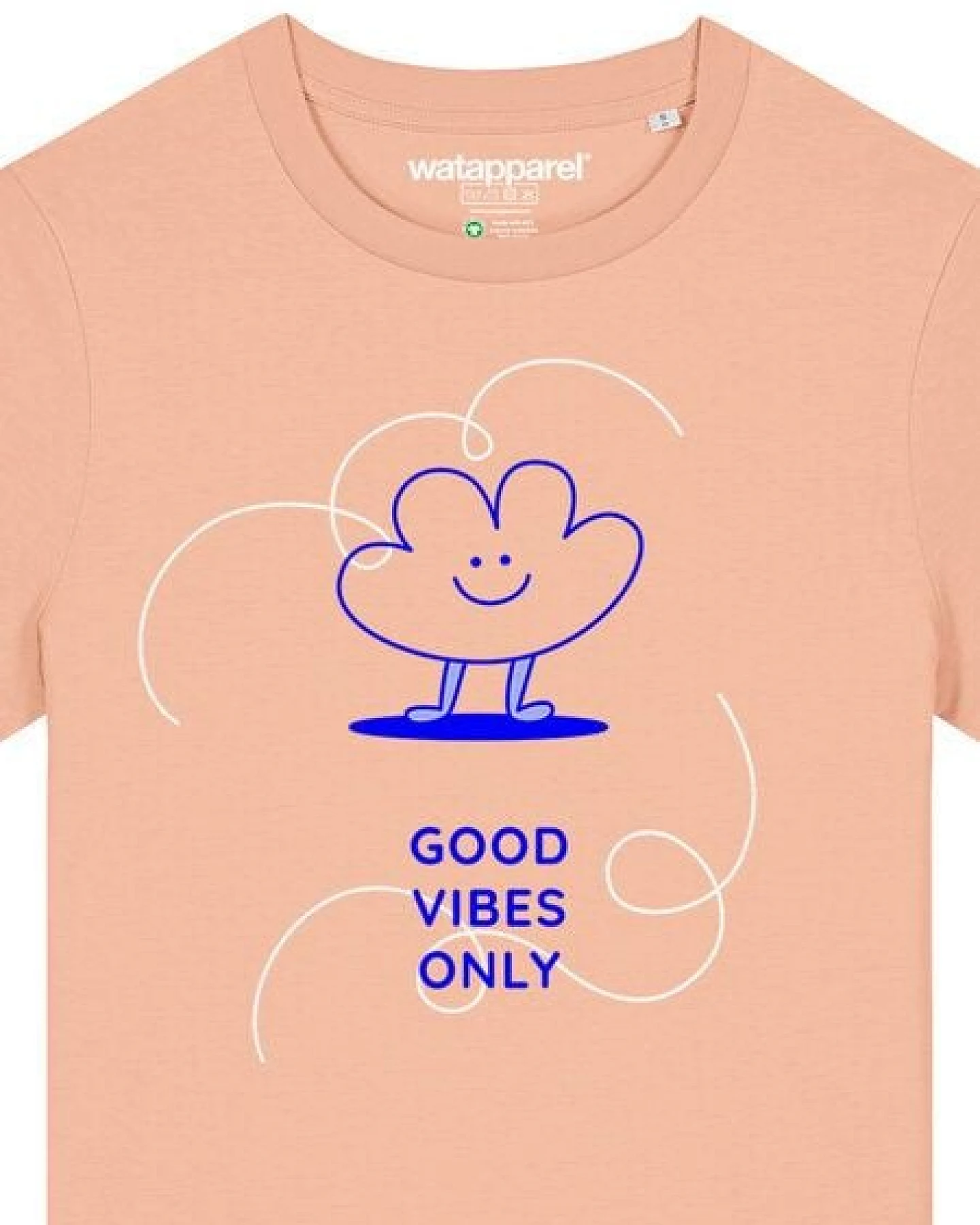 watapparel T-Shirt Frauen Good vibes only – Ansicht 3