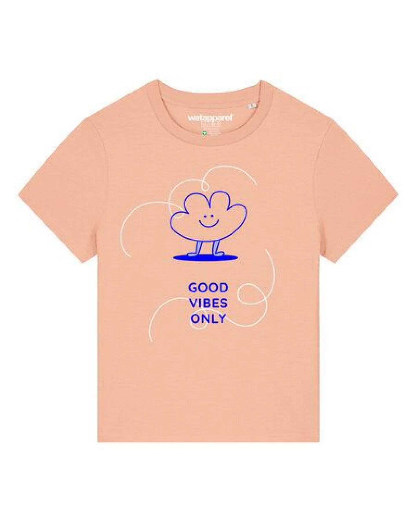 watapparel T-Shirt Frauen Good vibes only – Ansicht 2