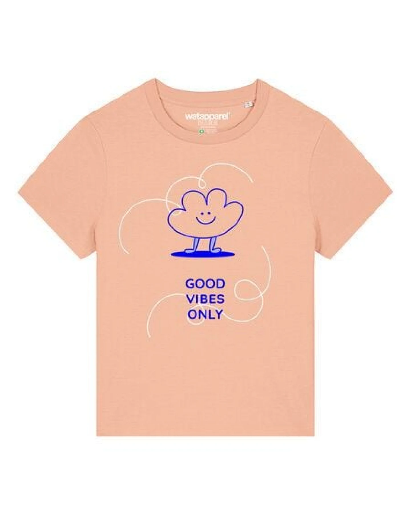 watapparel T-Shirt Frauen Good vibes only – Ansicht 2