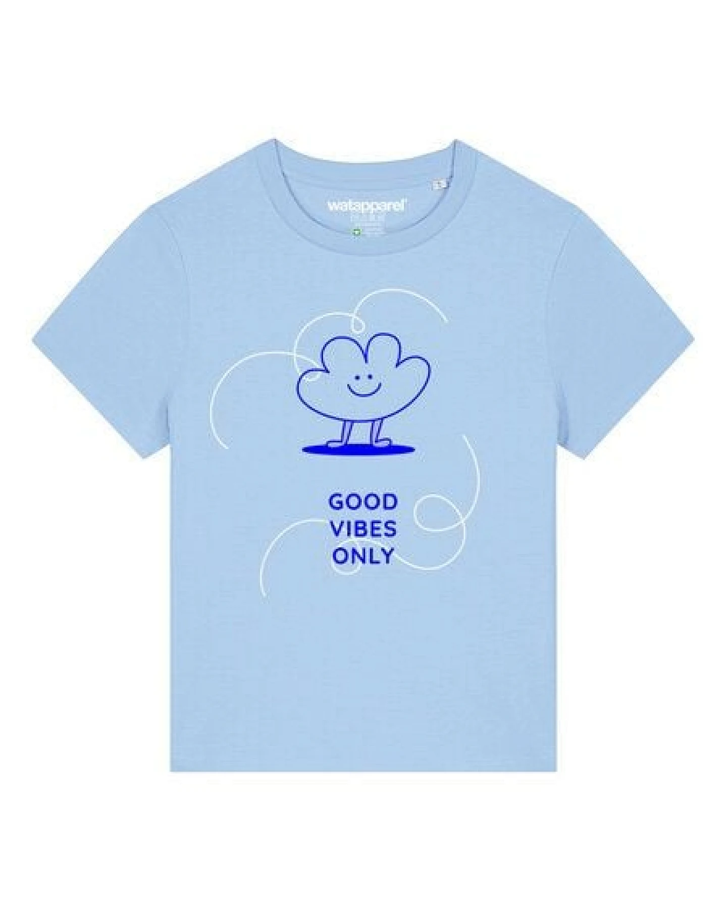 watapparel T-Shirt Frauen Good vibes only – Ansicht 2