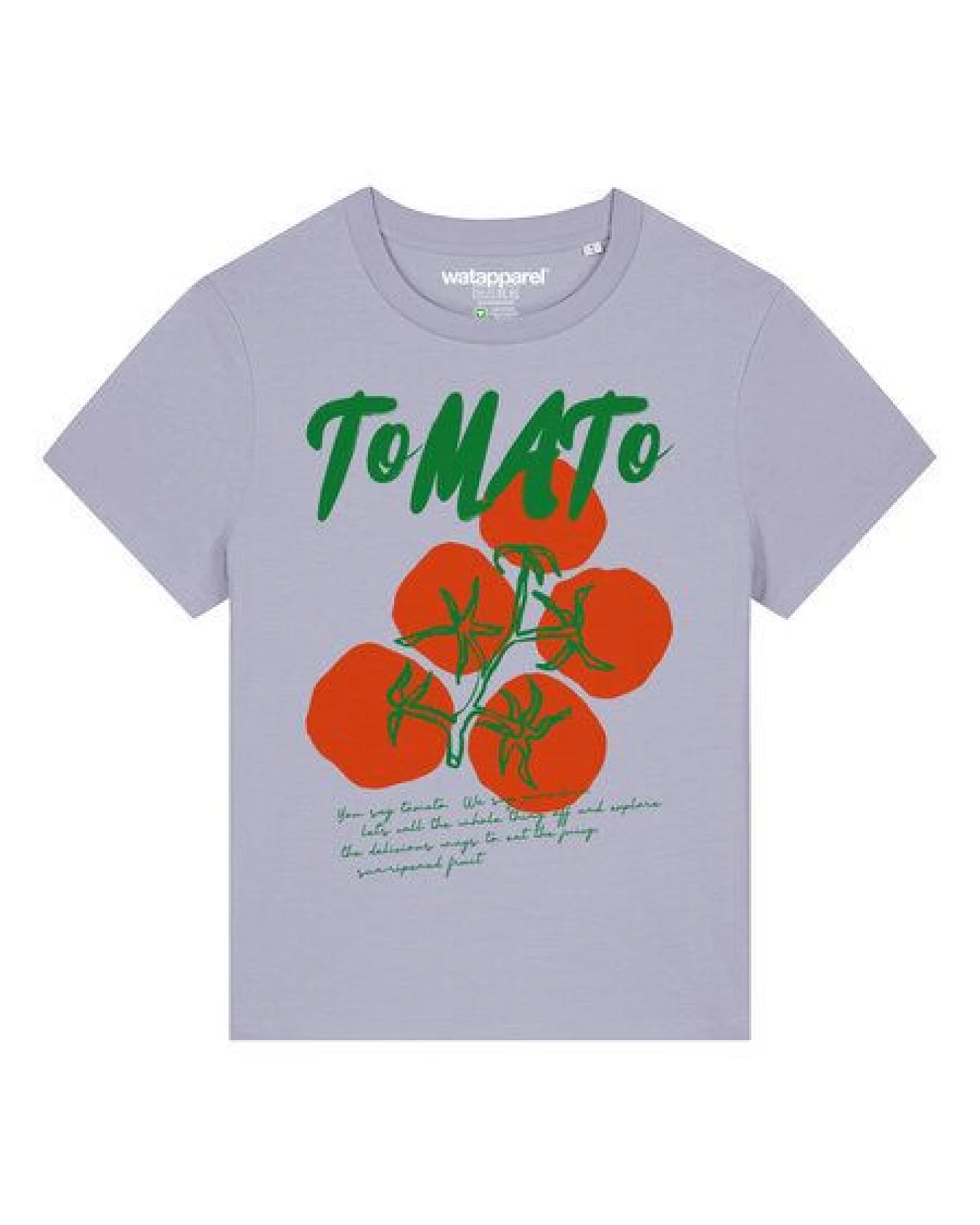 watapparel T-Shirt Frauen Tomato – Ansicht 2