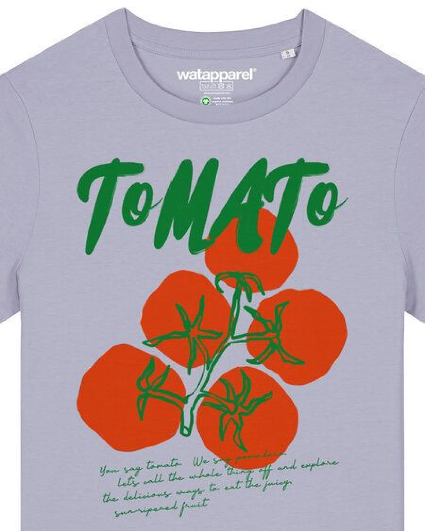 watapparel T-Shirt Frauen Tomato – Ansicht 3