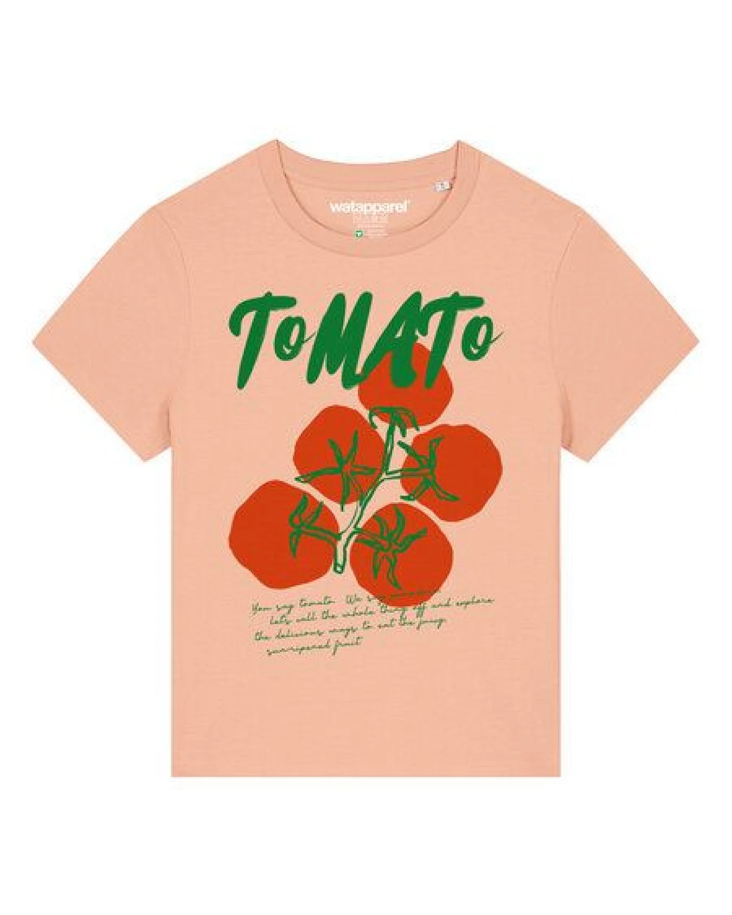 watapparel T-Shirt Frauen Tomato – Ansicht 2