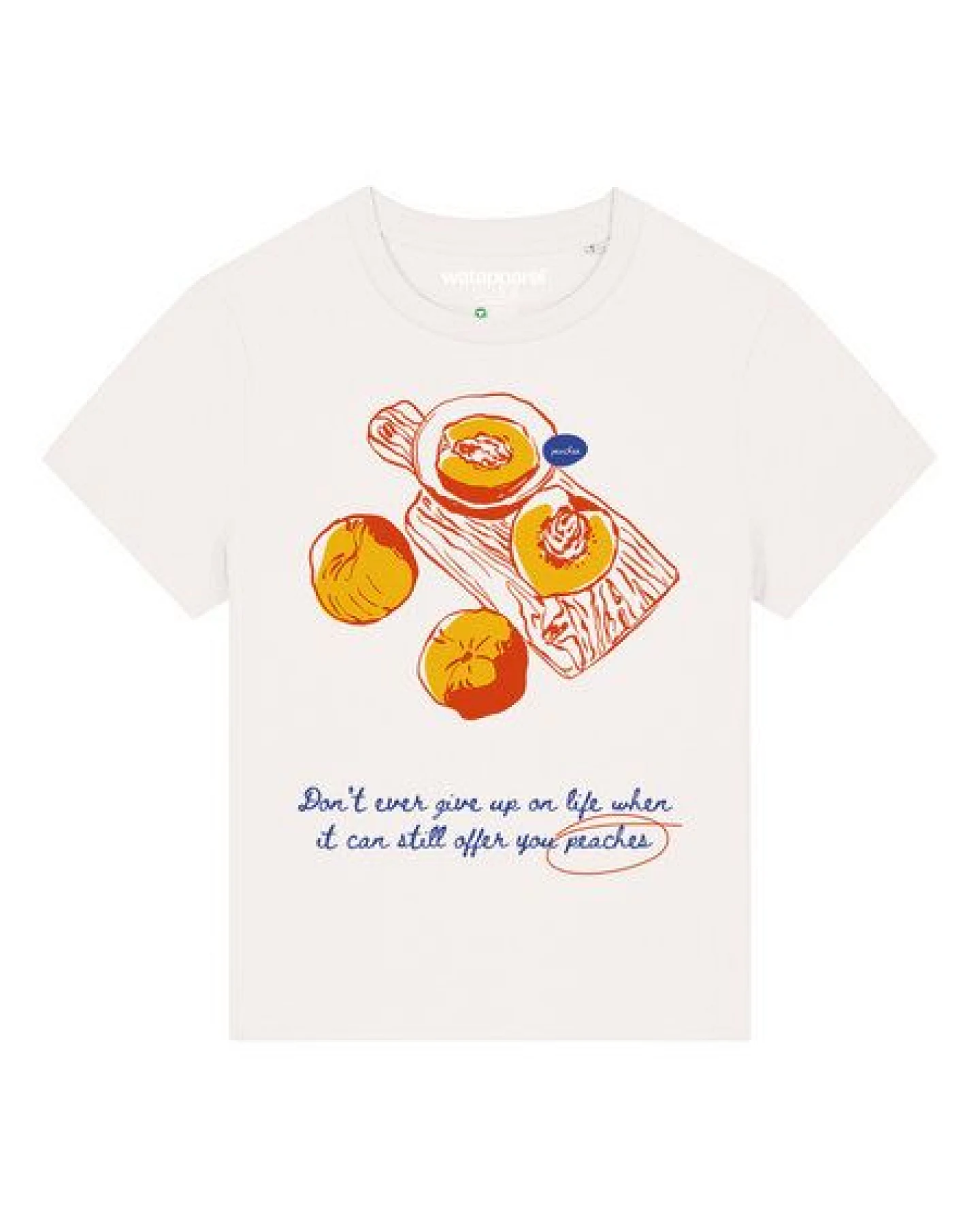 watapparel T-Shirt Frauen Peaches – Ansicht 2