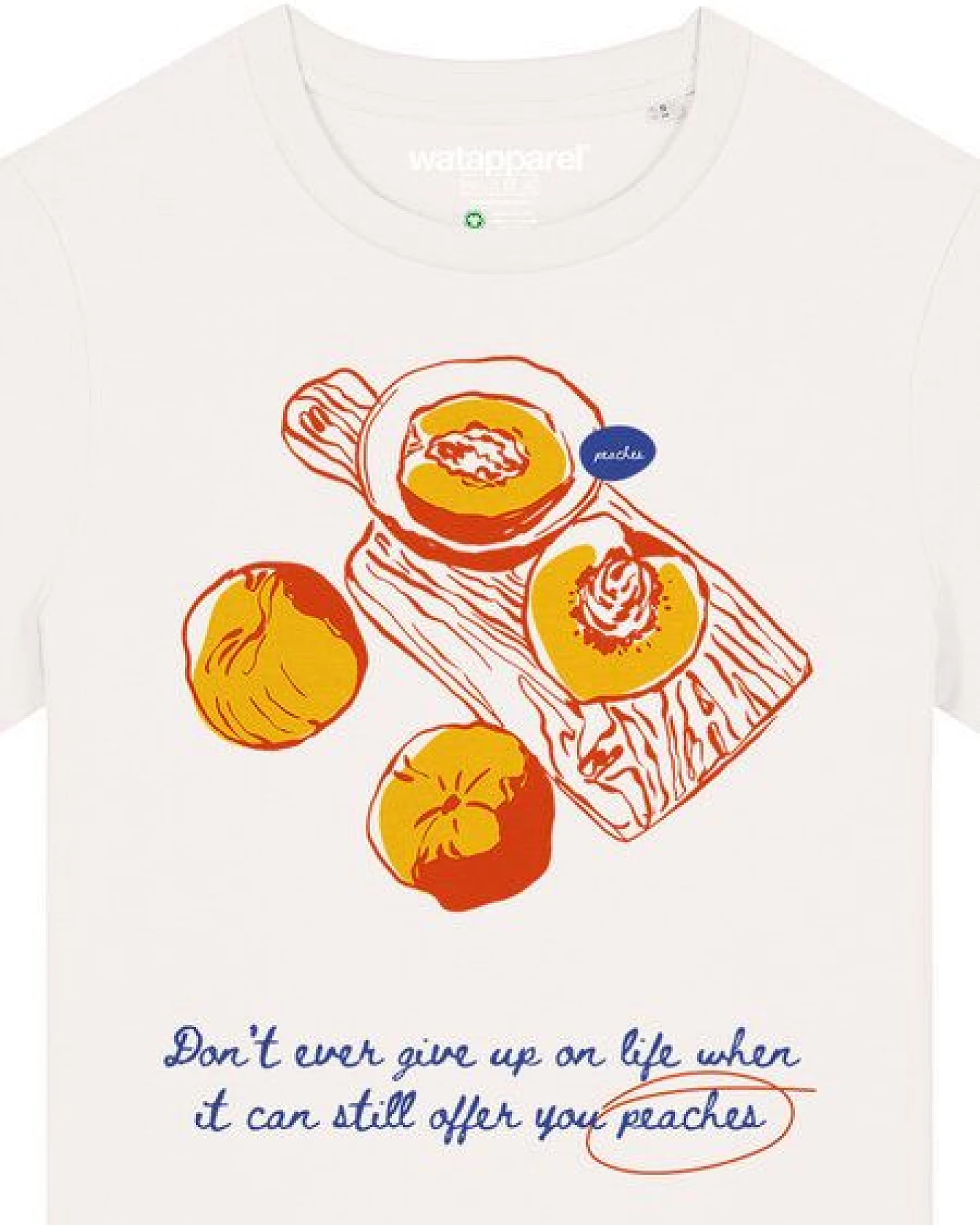 watapparel T-Shirt Frauen Peaches – Ansicht 3
