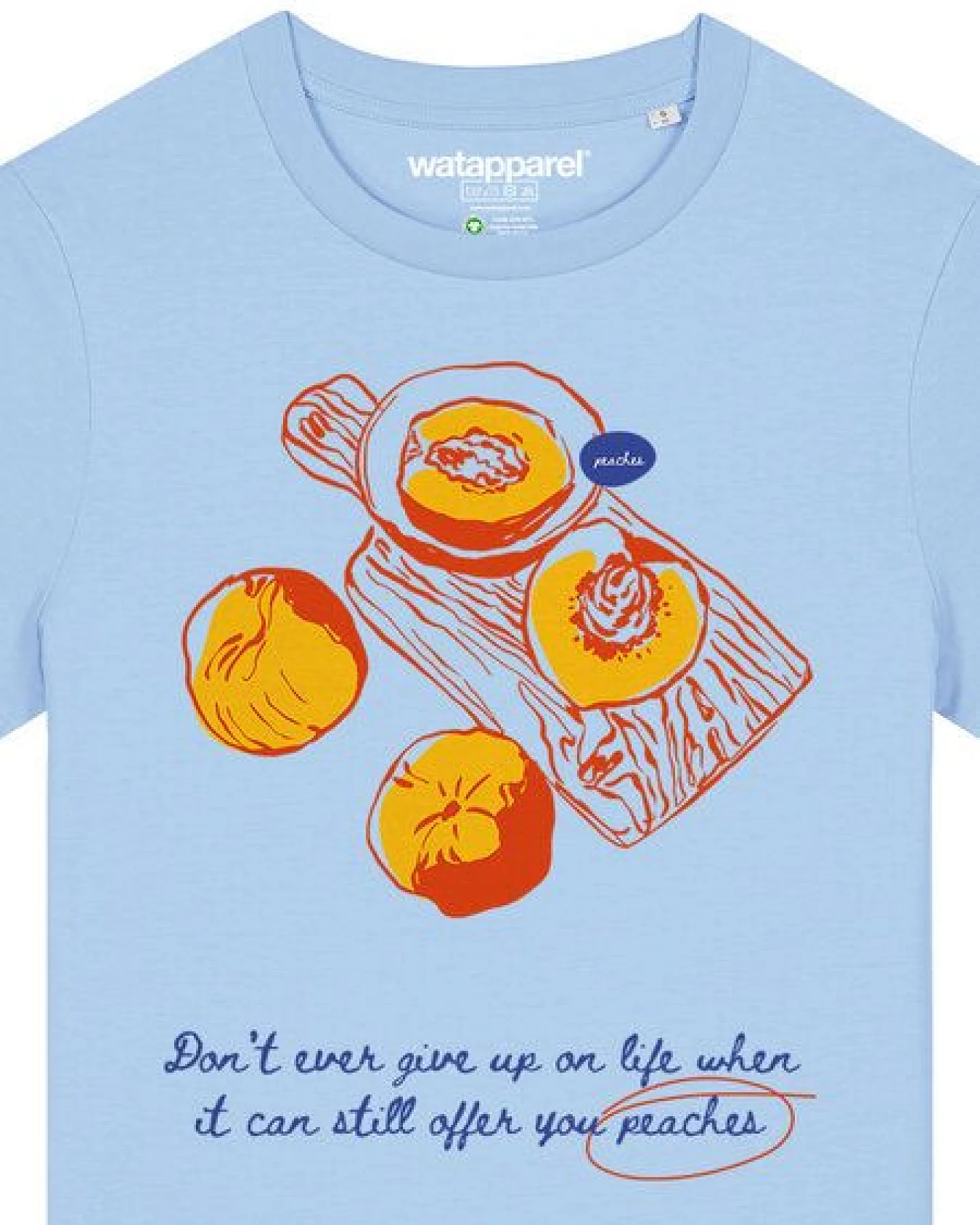 watapparel T-Shirt Frauen Peaches – Ansicht 3