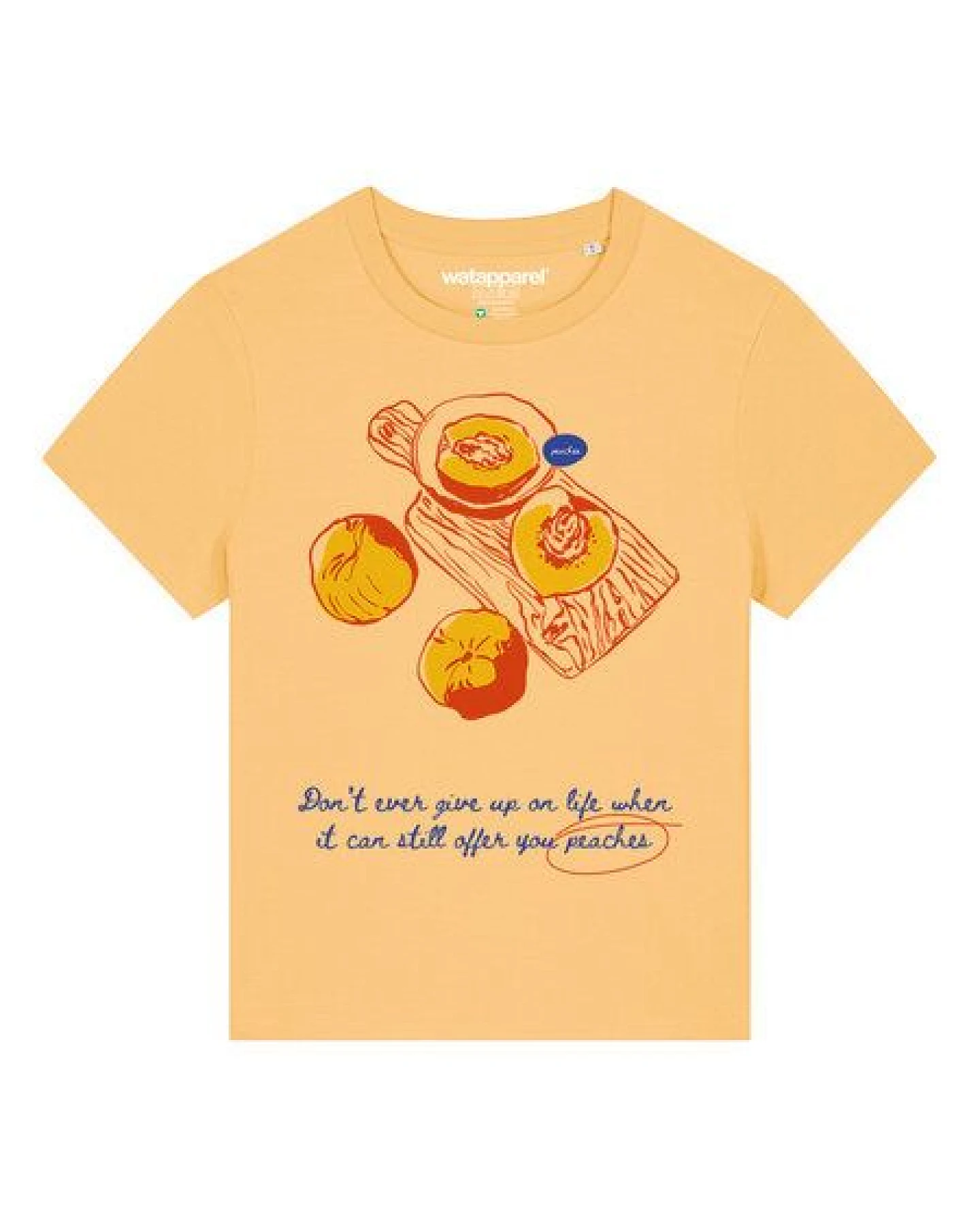 watapparel T-Shirt Frauen Peaches – Ansicht 2