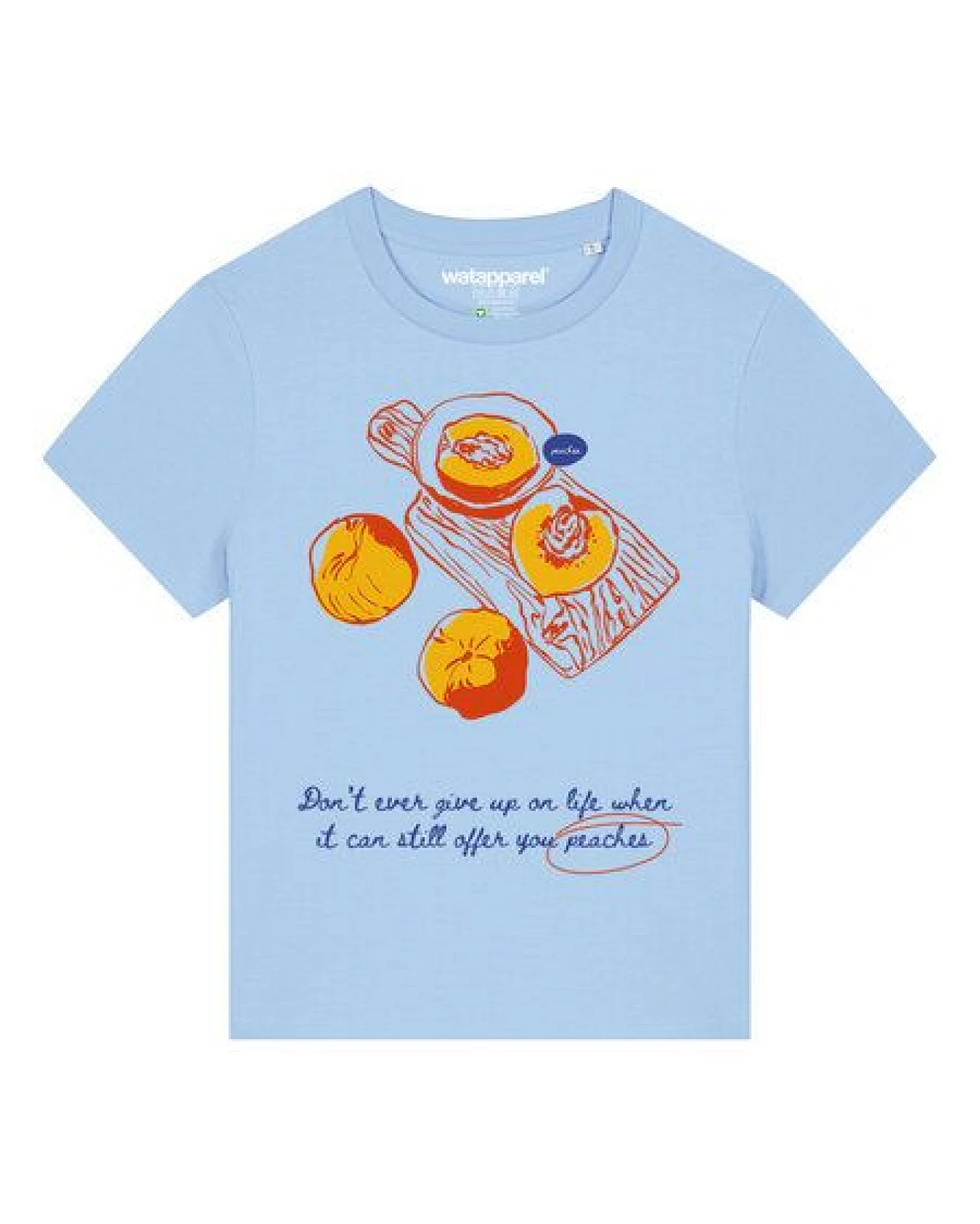 watapparel T-Shirt Frauen Peaches – Ansicht 2