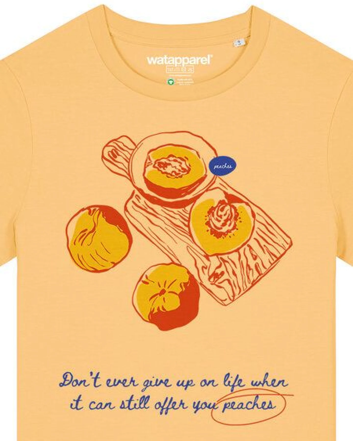 watapparel T-Shirt Frauen Peaches – Ansicht 3