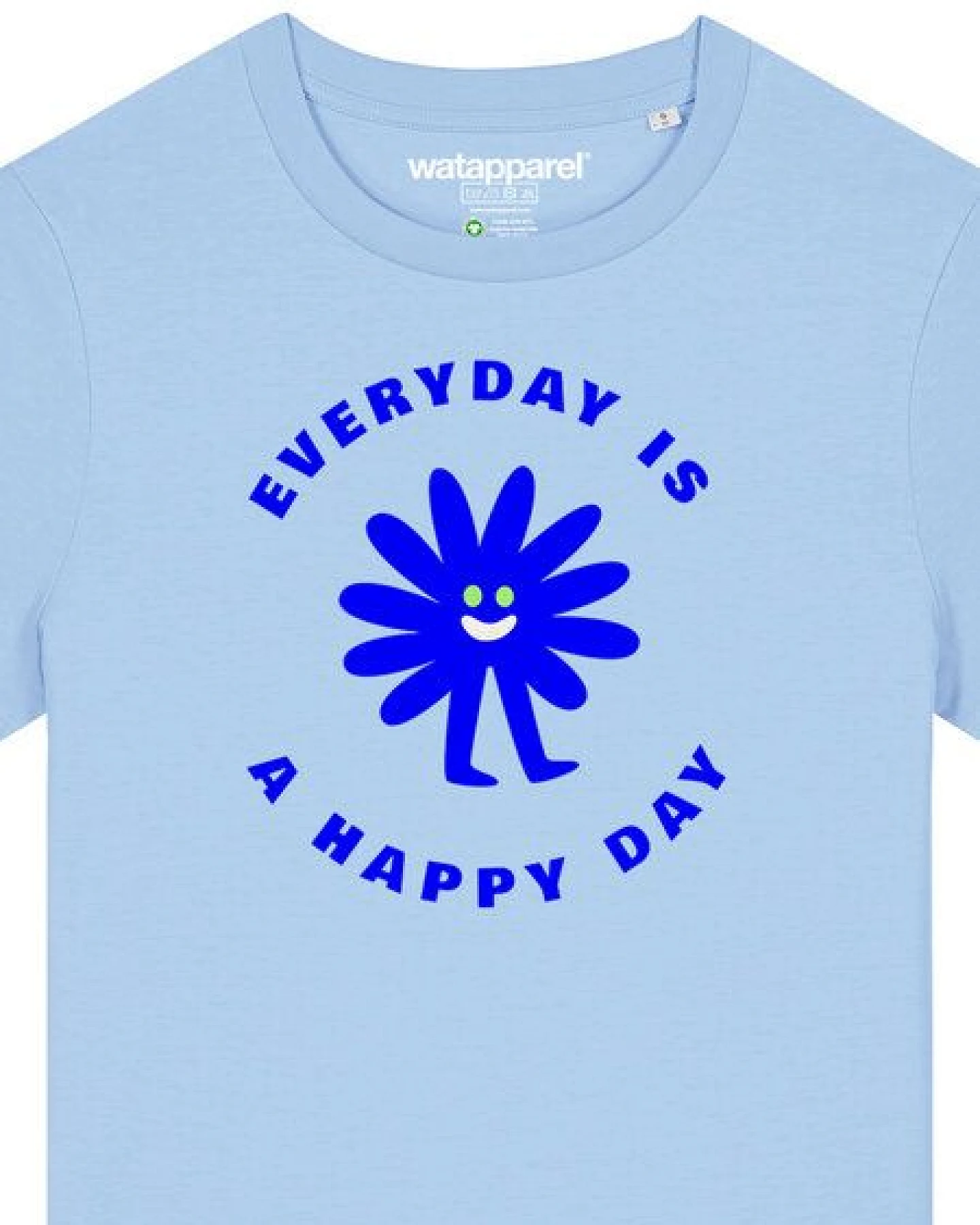 watapparel T-Shirt Frauen Everyday is a happy day – Ansicht 3