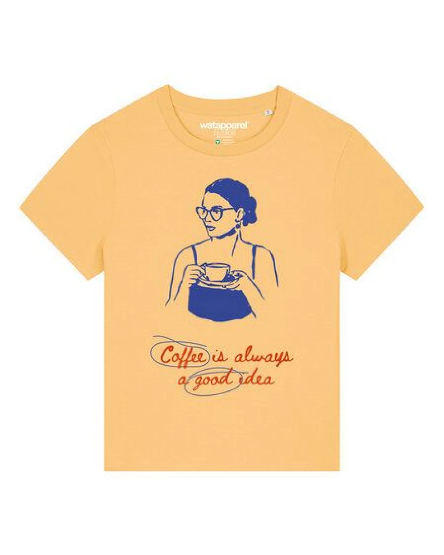 watapparel T-Shirt Frauen Coffee is a good idea – Ansicht 2