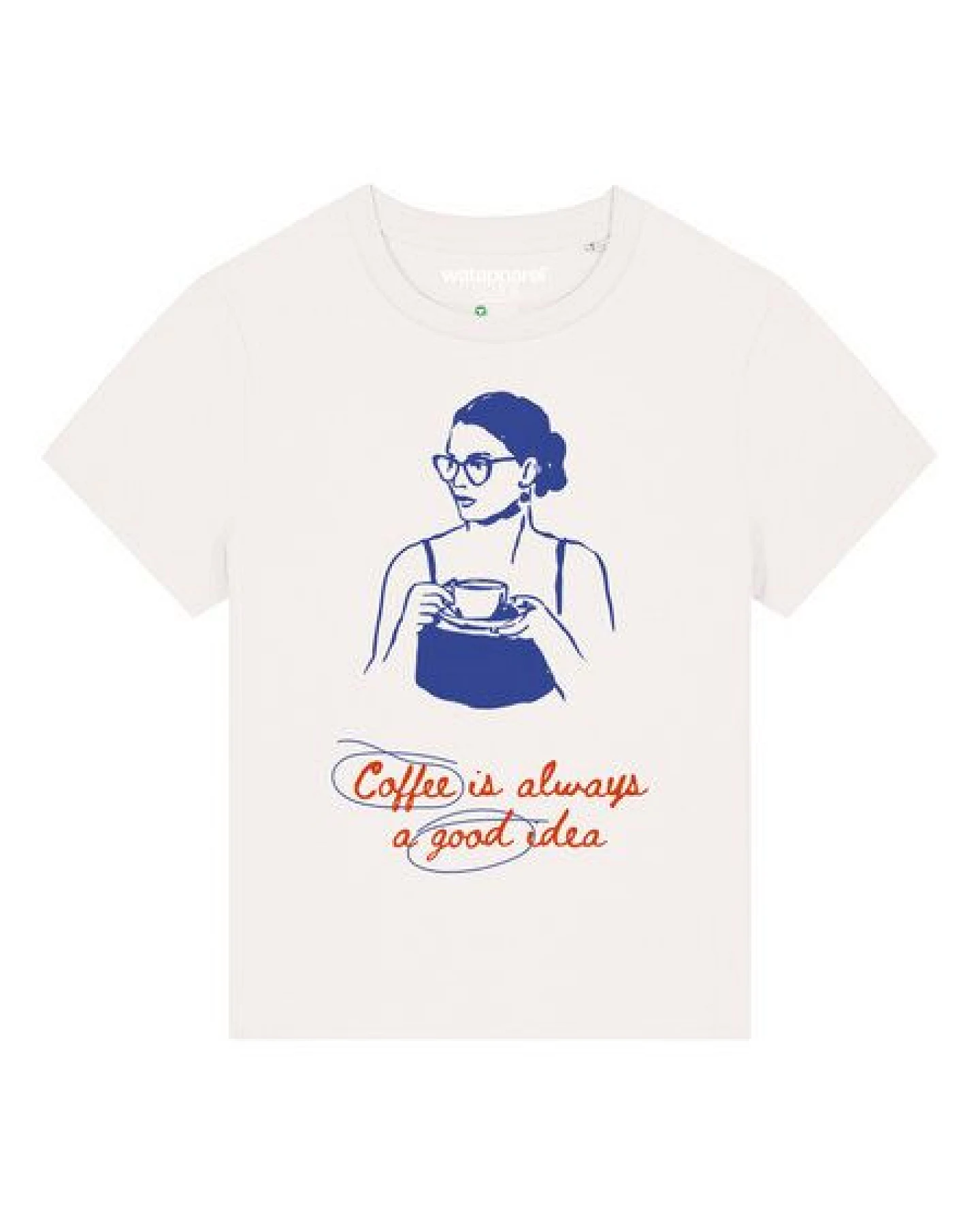watapparel T-Shirt Frauen Coffee is a good idea – Ansicht 2