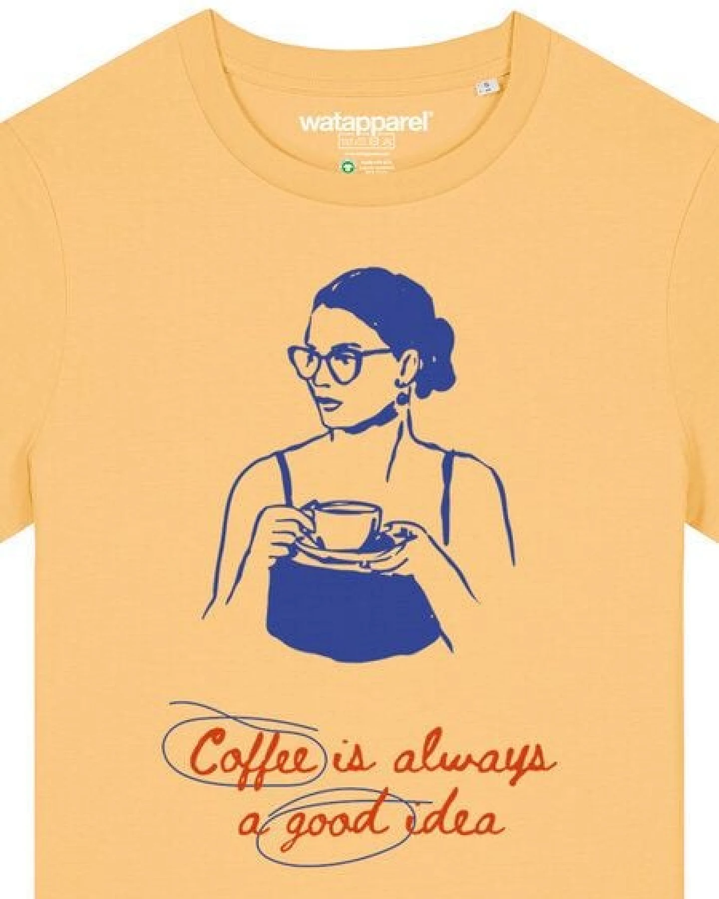 watapparel T-Shirt Frauen Coffee is a good idea – Ansicht 3