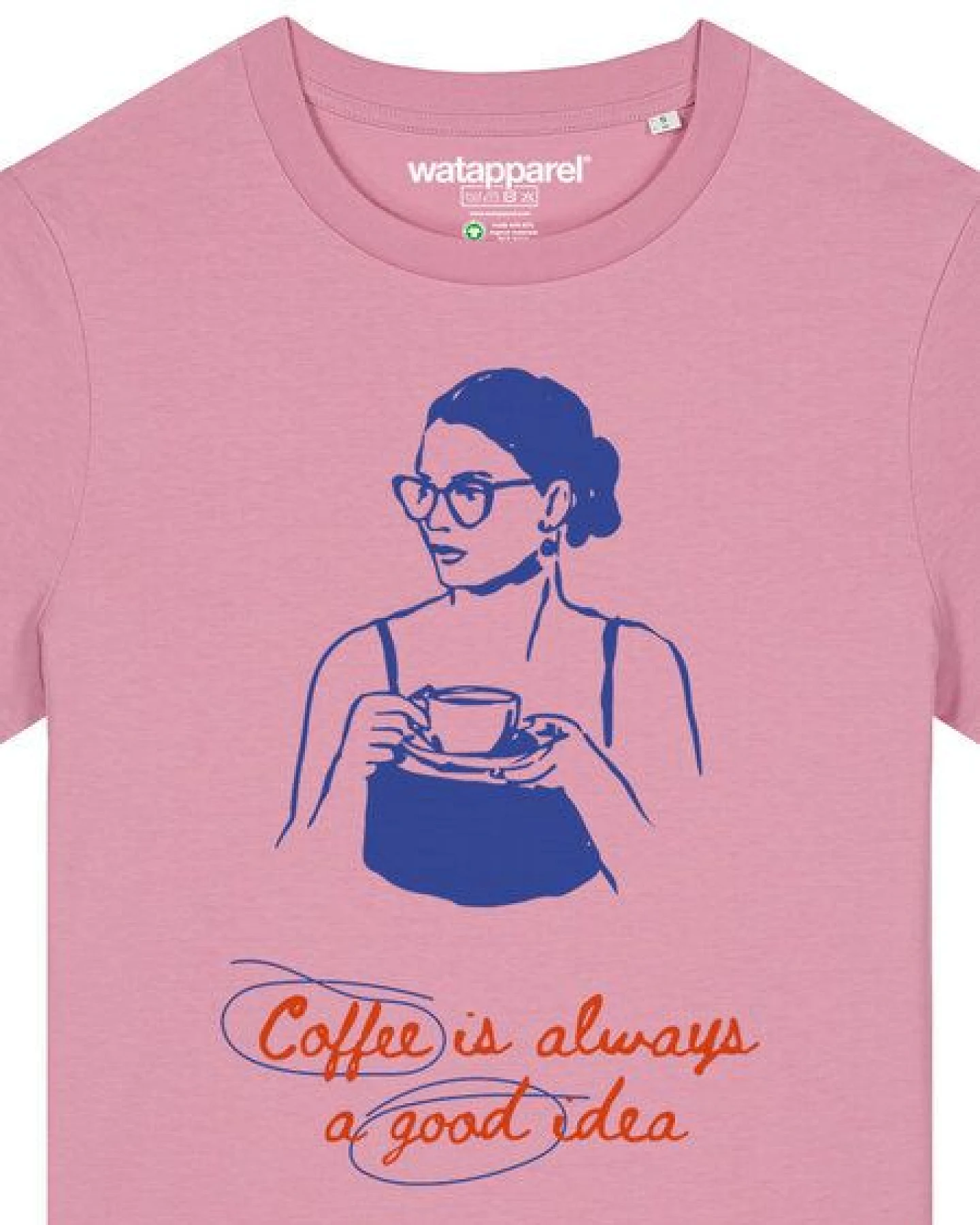 watapparel T-Shirt Frauen Coffee is a good idea – Ansicht 3
