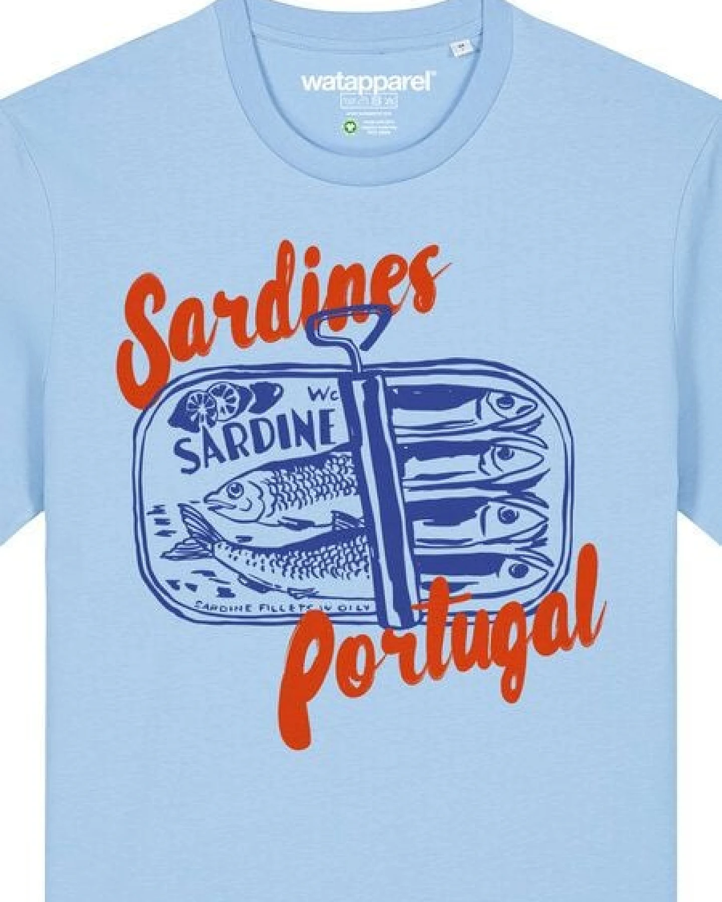 watapparel T-Shirt Unisex Sardines Portugal – Ansicht 3