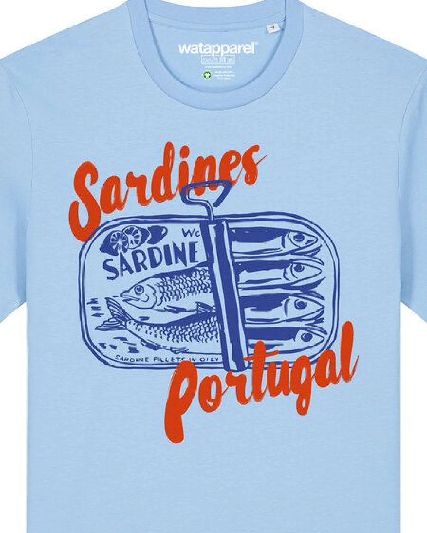 watapparel T-Shirt Unisex Sardines Portugal – Ansicht 3