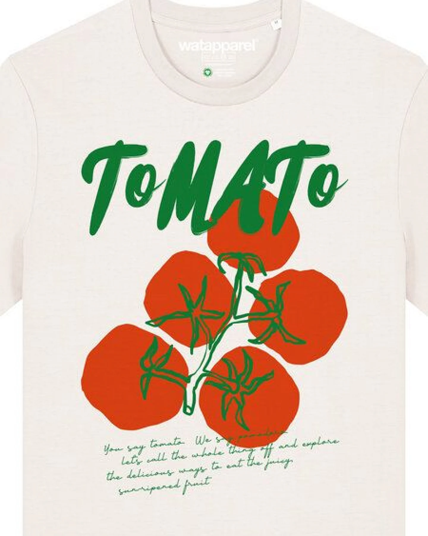 watapparel T-Shirt Unisex Tomato – Ansicht 3