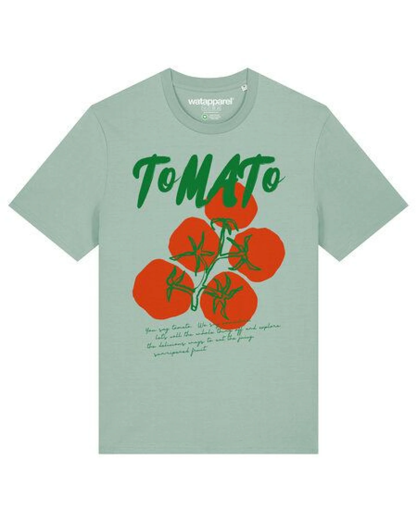 watapparel T-Shirt Unisex Tomato – Ansicht 2