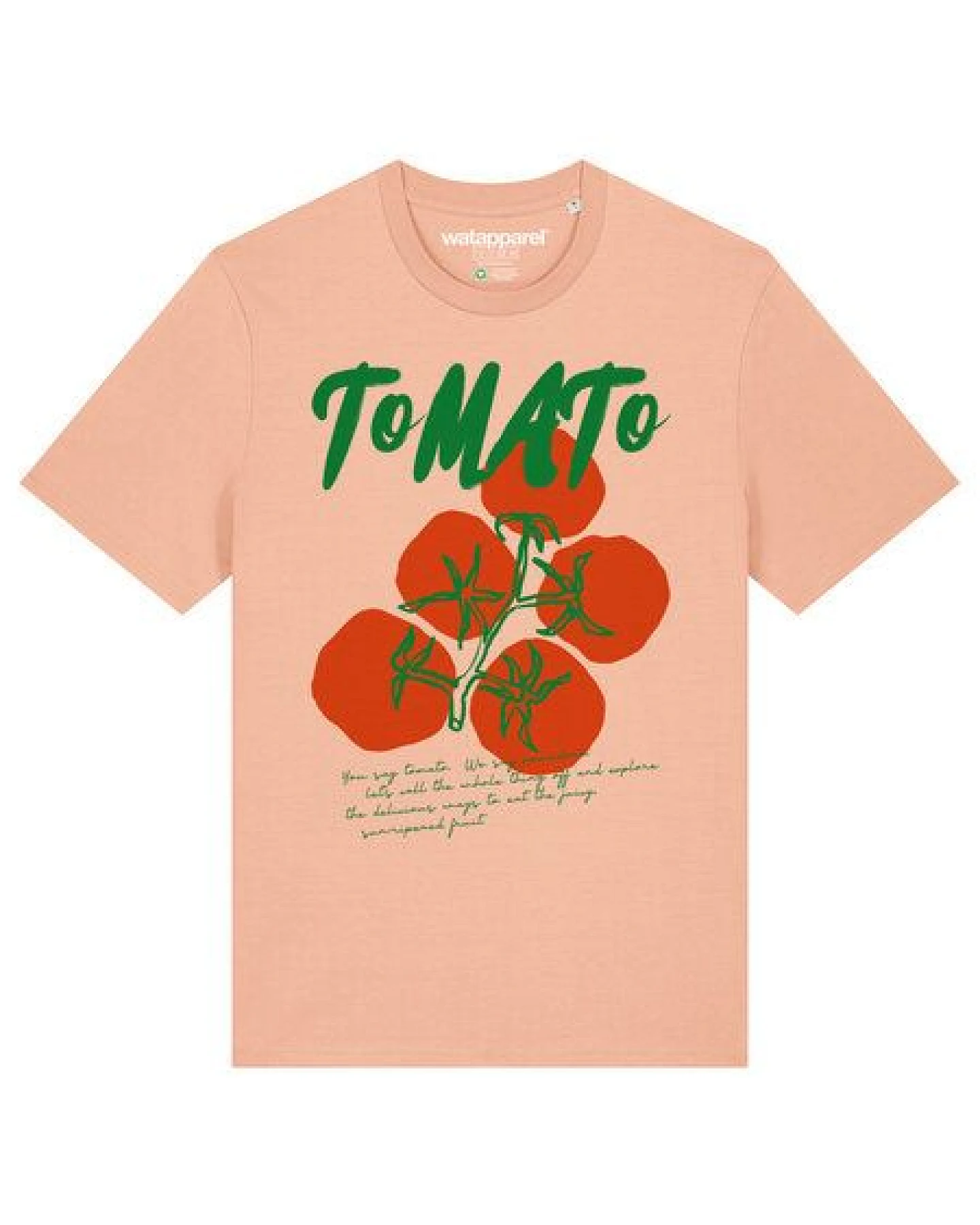 watapparel T-Shirt Unisex Tomato – Ansicht 2