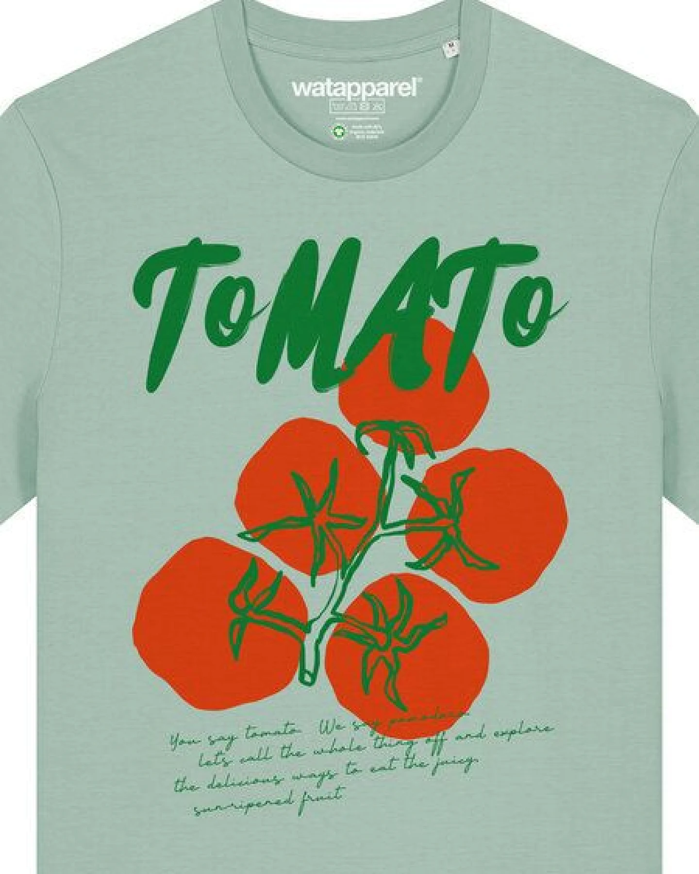 watapparel T-Shirt Unisex Tomato – Ansicht 3