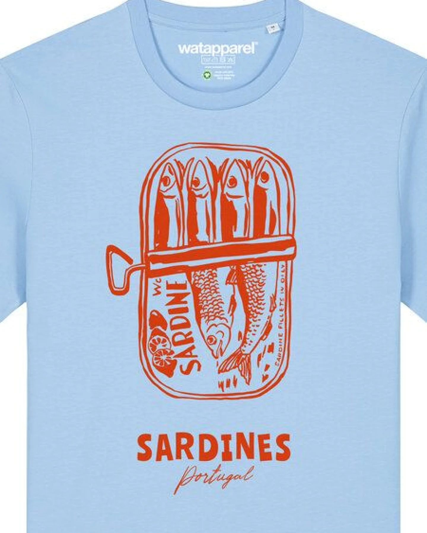 watapparel T-Shirt Unisex Sardines Portugal – Ansicht 3