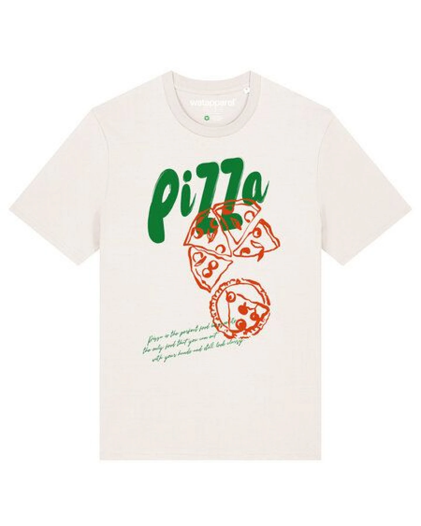 watapparel T-Shirt Unisex Pizza – Ansicht 2