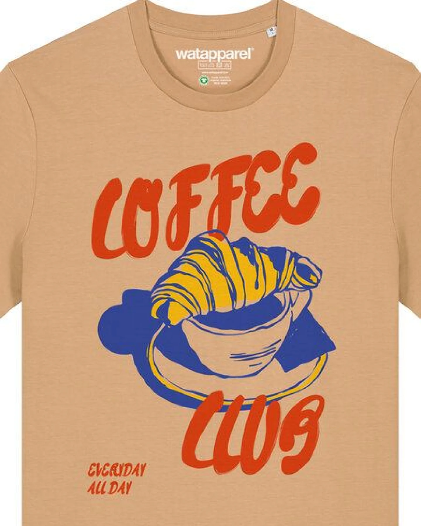 watapparel T-Shirt Unisex Coffee club – Ansicht 3
