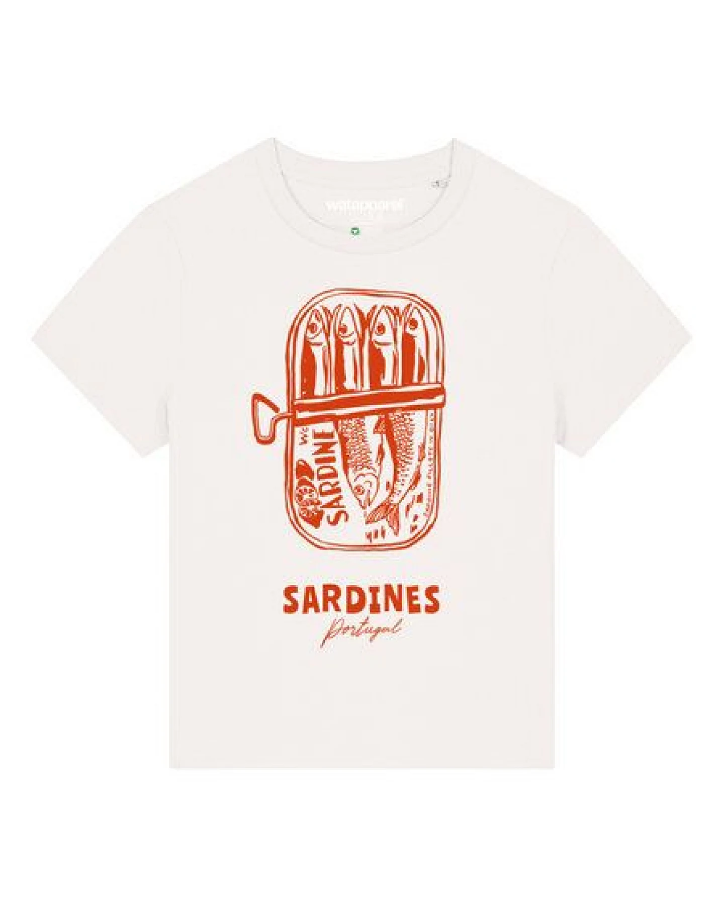 watapparel T-Shirt Frauen Sardines Portugal – Ansicht 2