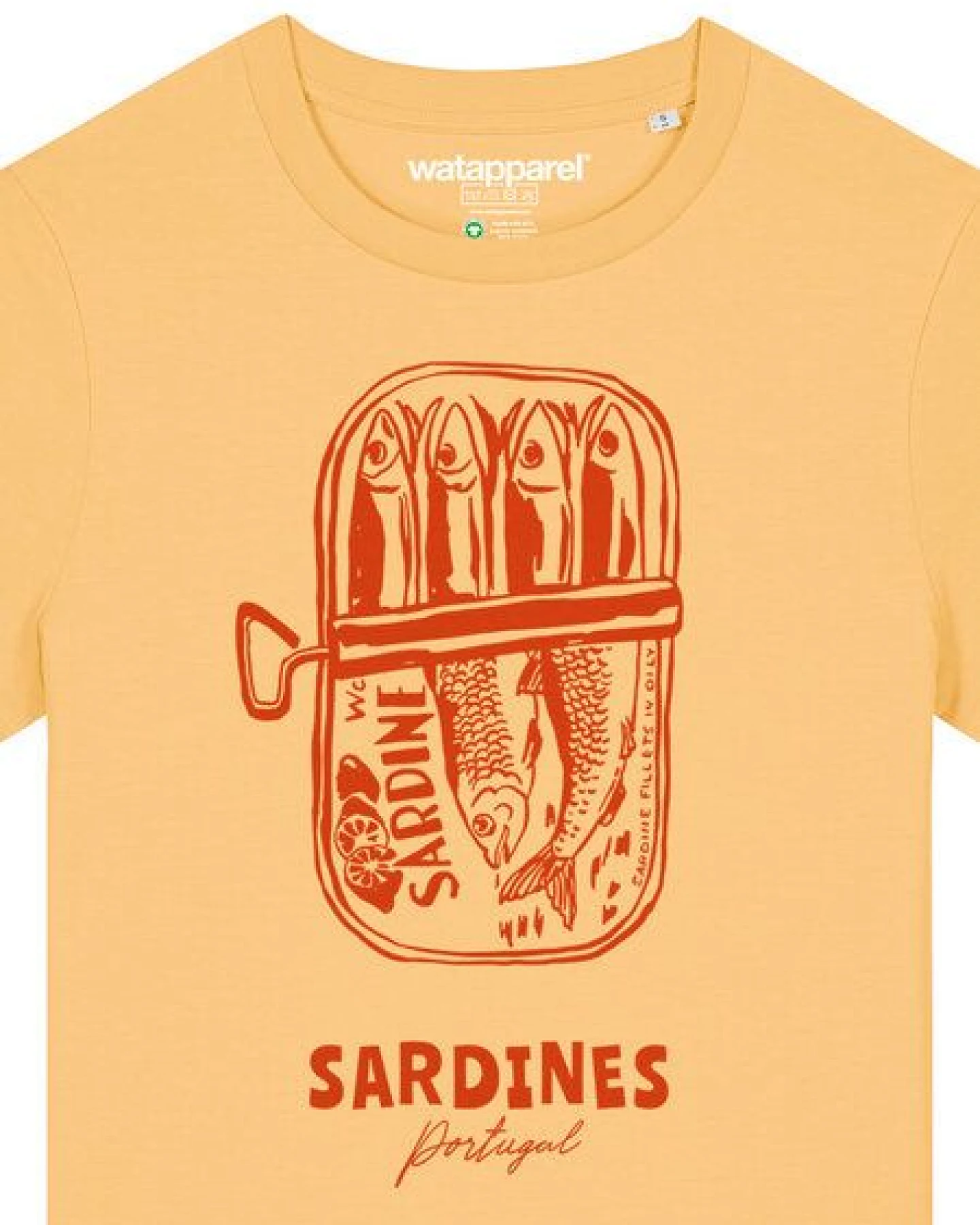 watapparel T-Shirt Frauen Sardines Portugal – Ansicht 3