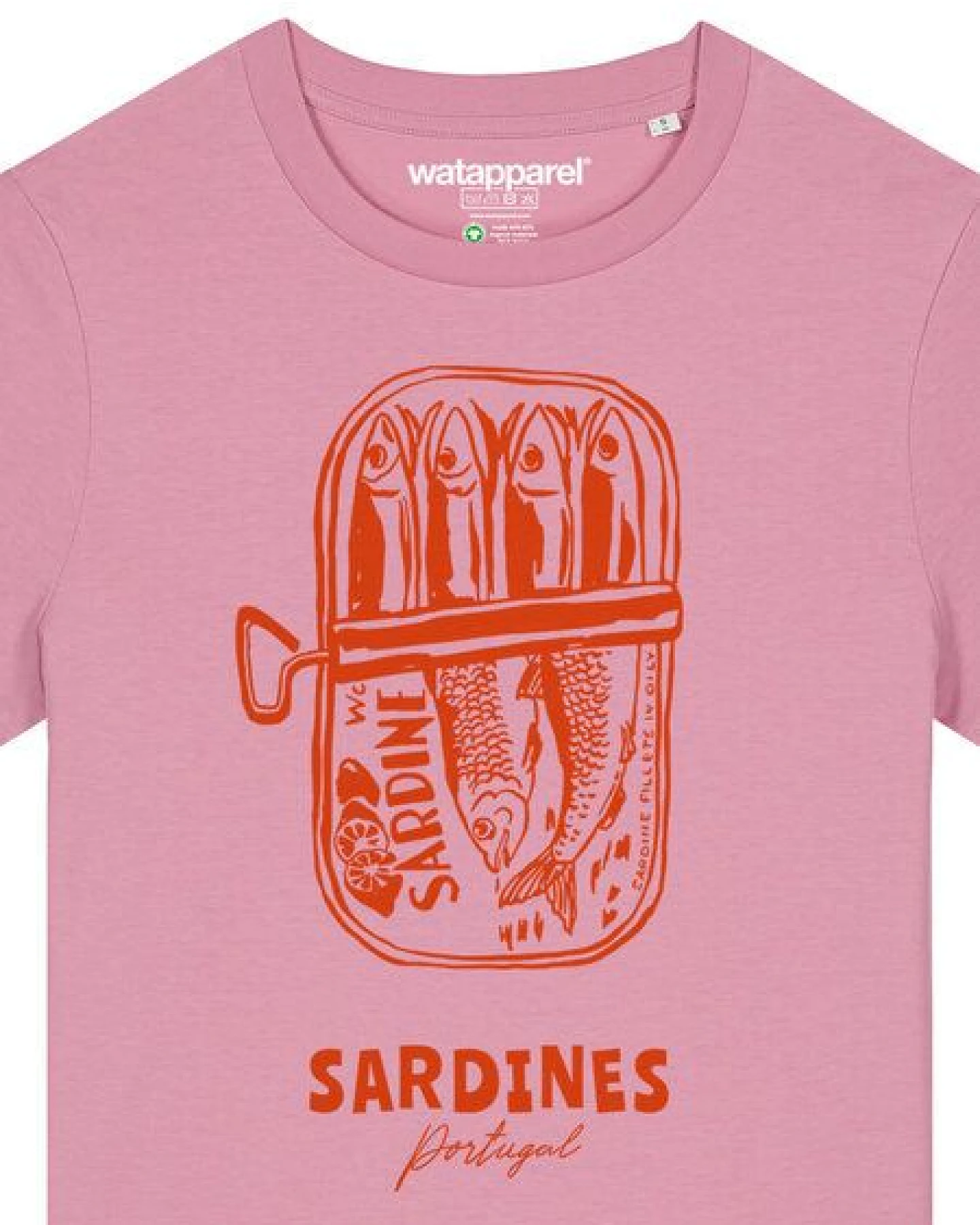 watapparel T-Shirt Frauen Sardines Portugal – Ansicht 3