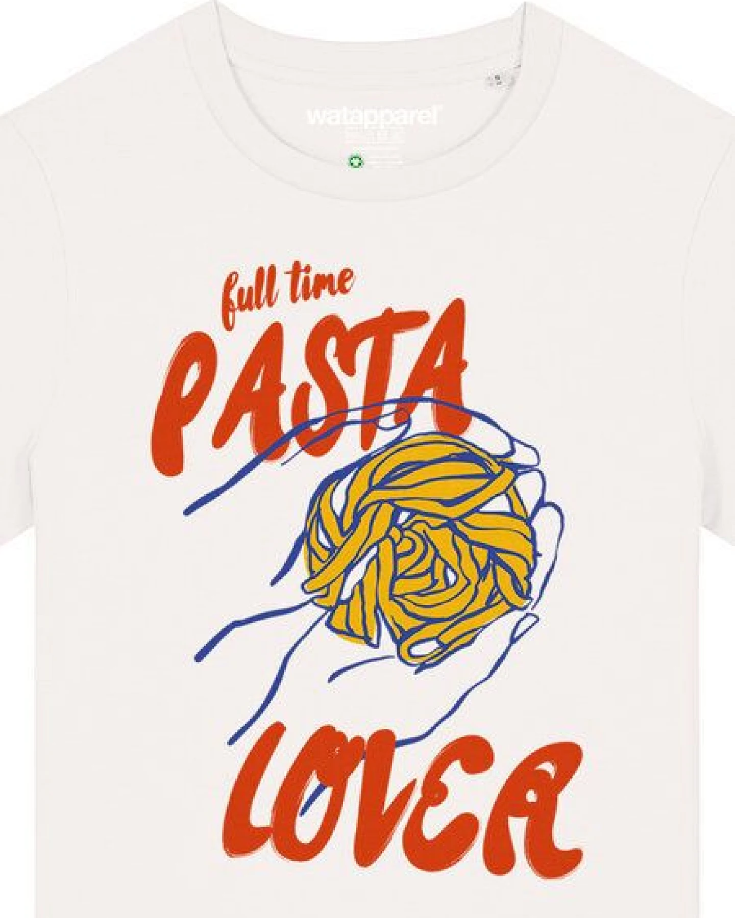 watapparel T-Shirt Frauen Pasta lover – Ansicht 3